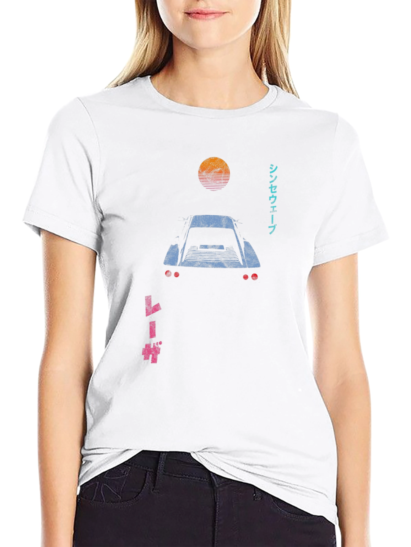 Retro Synthwave Car T-Shirt