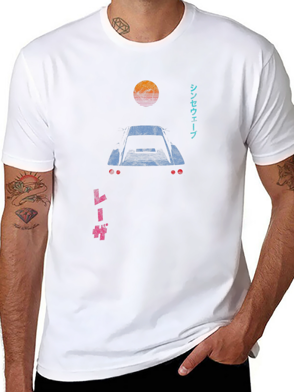Retro Synthwave Car T-Shirt