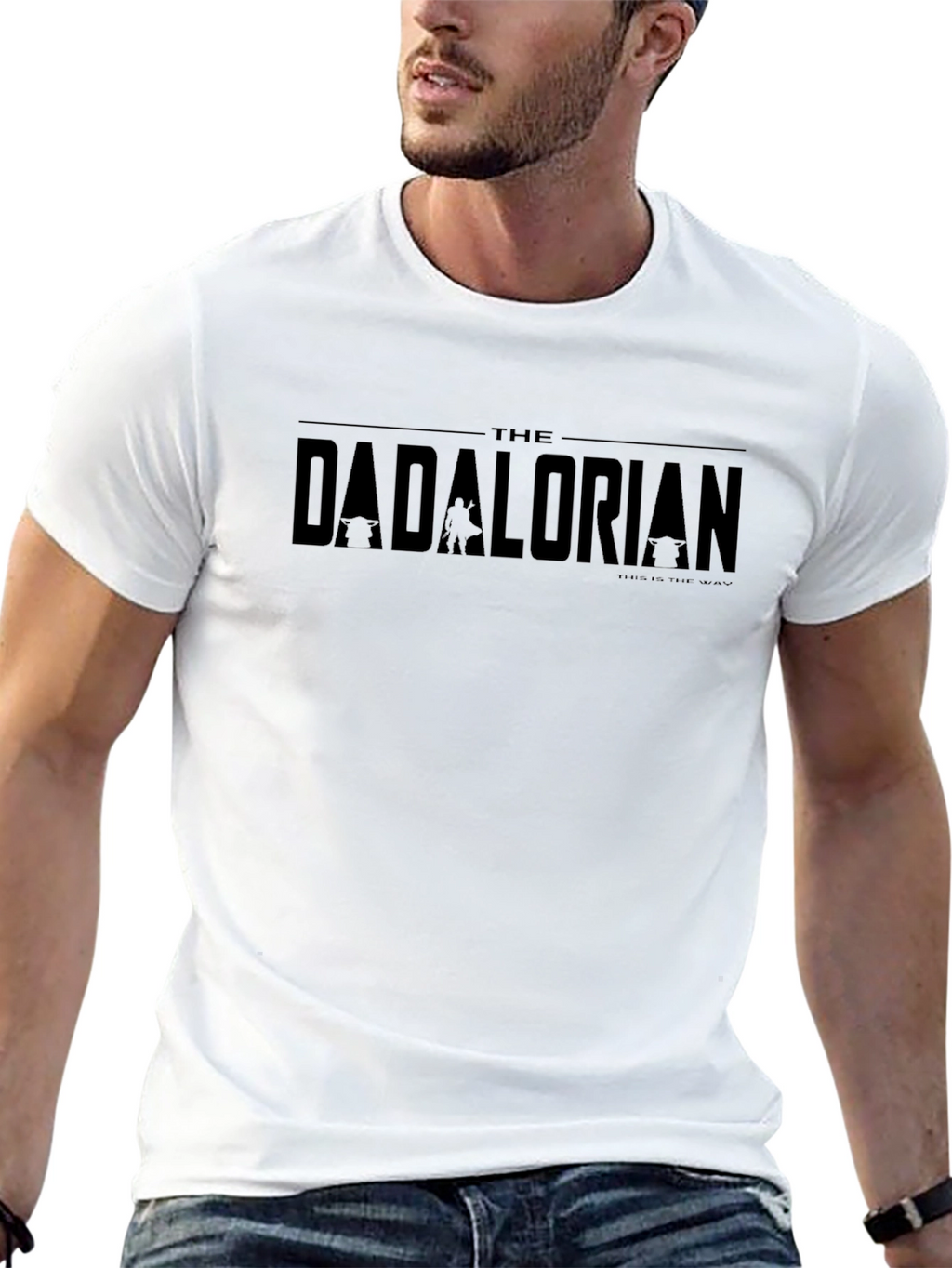 The Dadalorian Black T-Shirt
