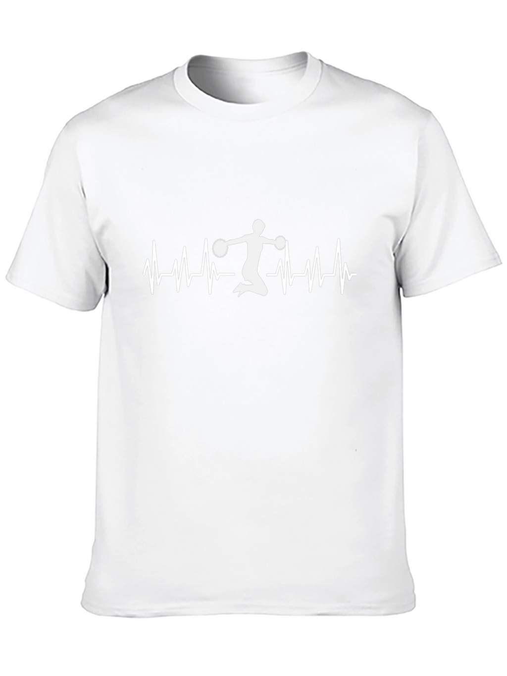Handball Heartbeat T-Shirt - Black