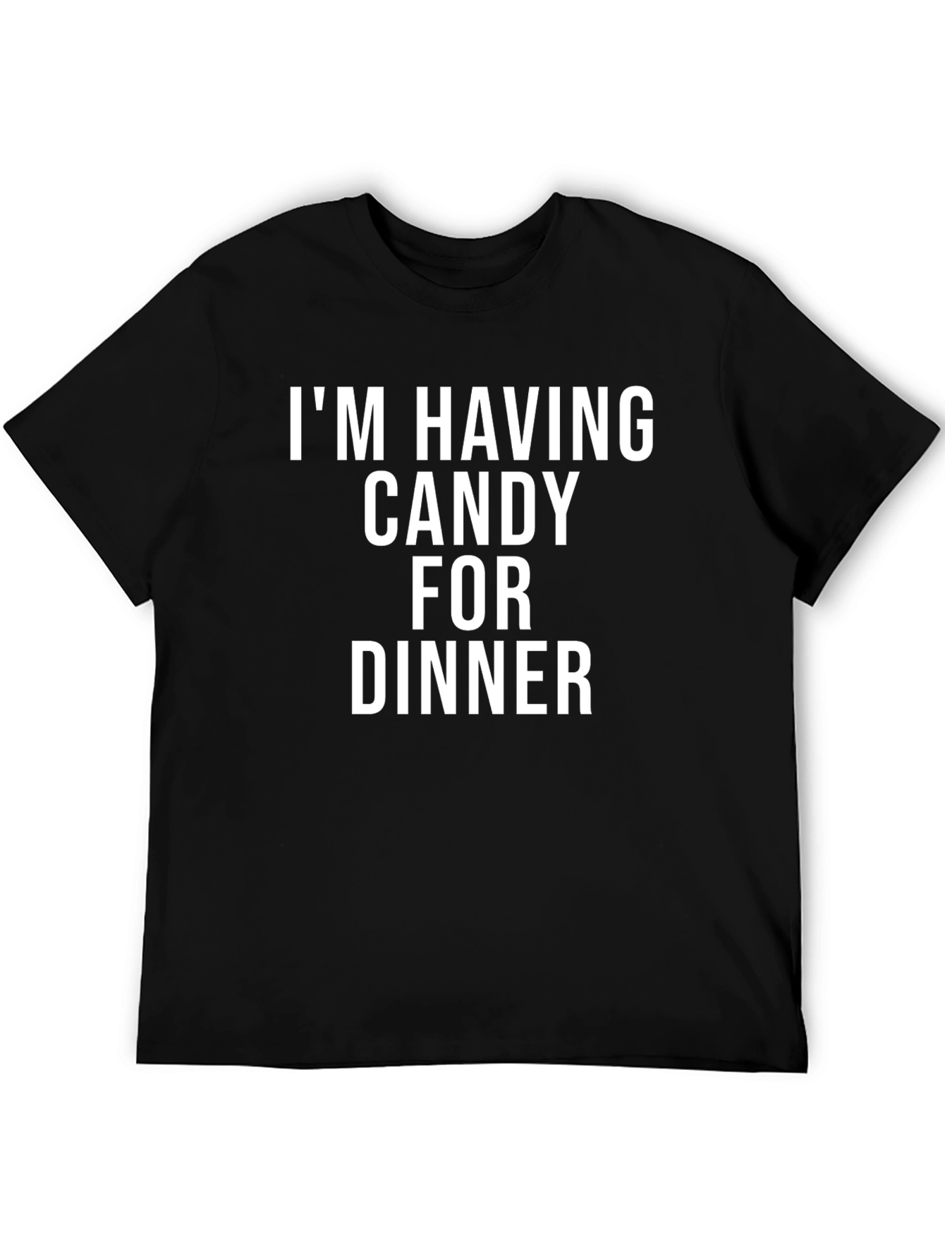 Candy for Dinner Black Graphic Tee