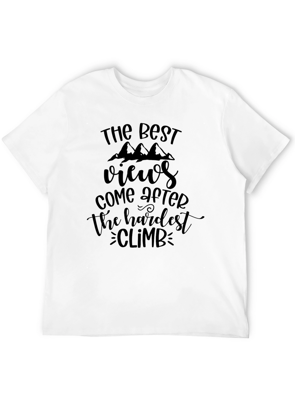 Inspirational Climb Black T-Shirt
