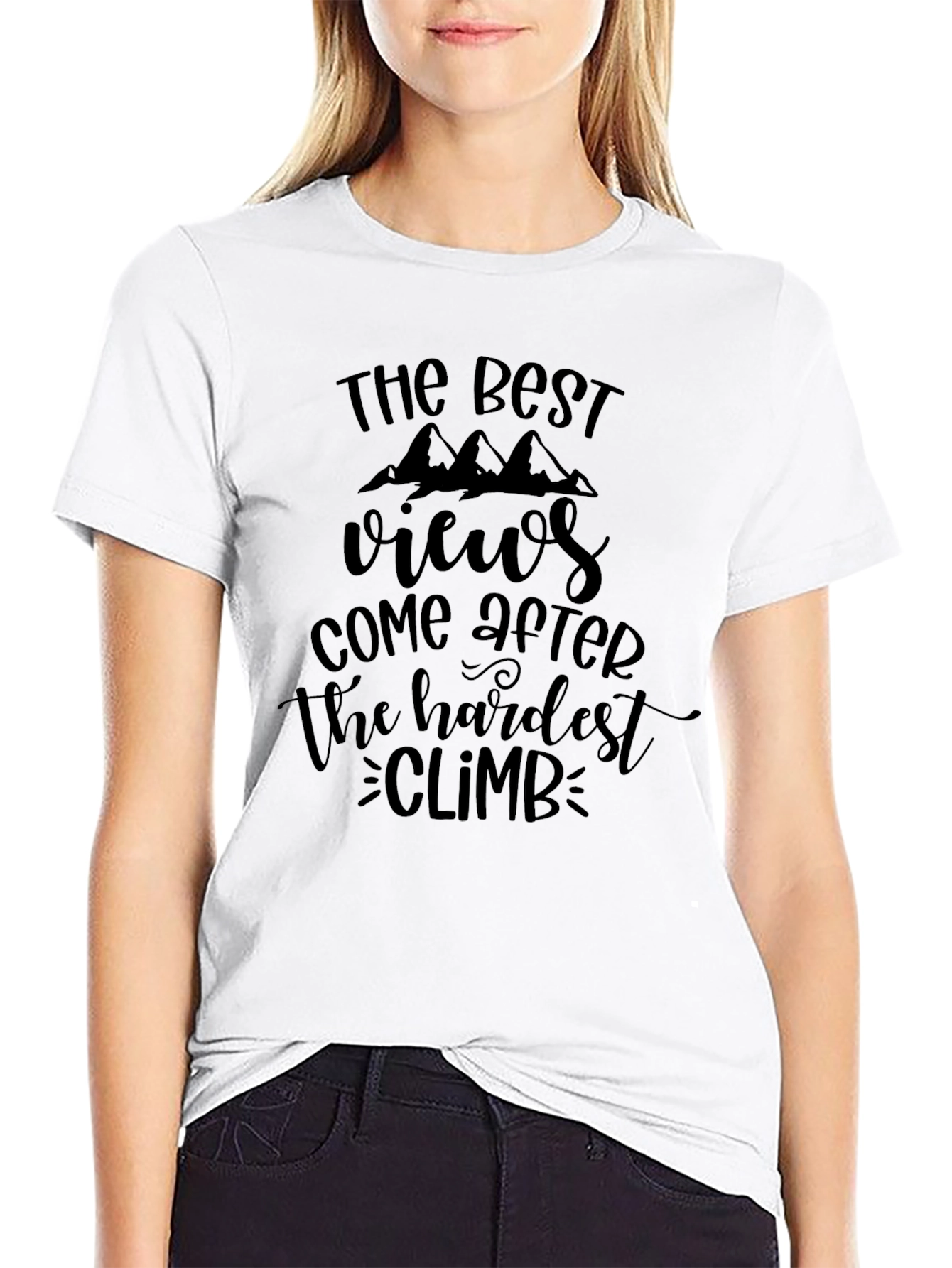 Inspirational Climb Black T-Shirt