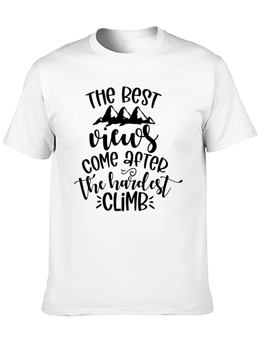 Inspirational Climb Black T-Shirt