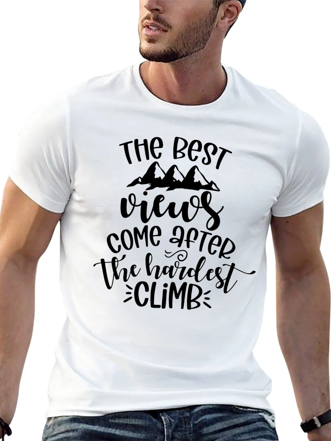 Inspirational Climb Black T-Shirt