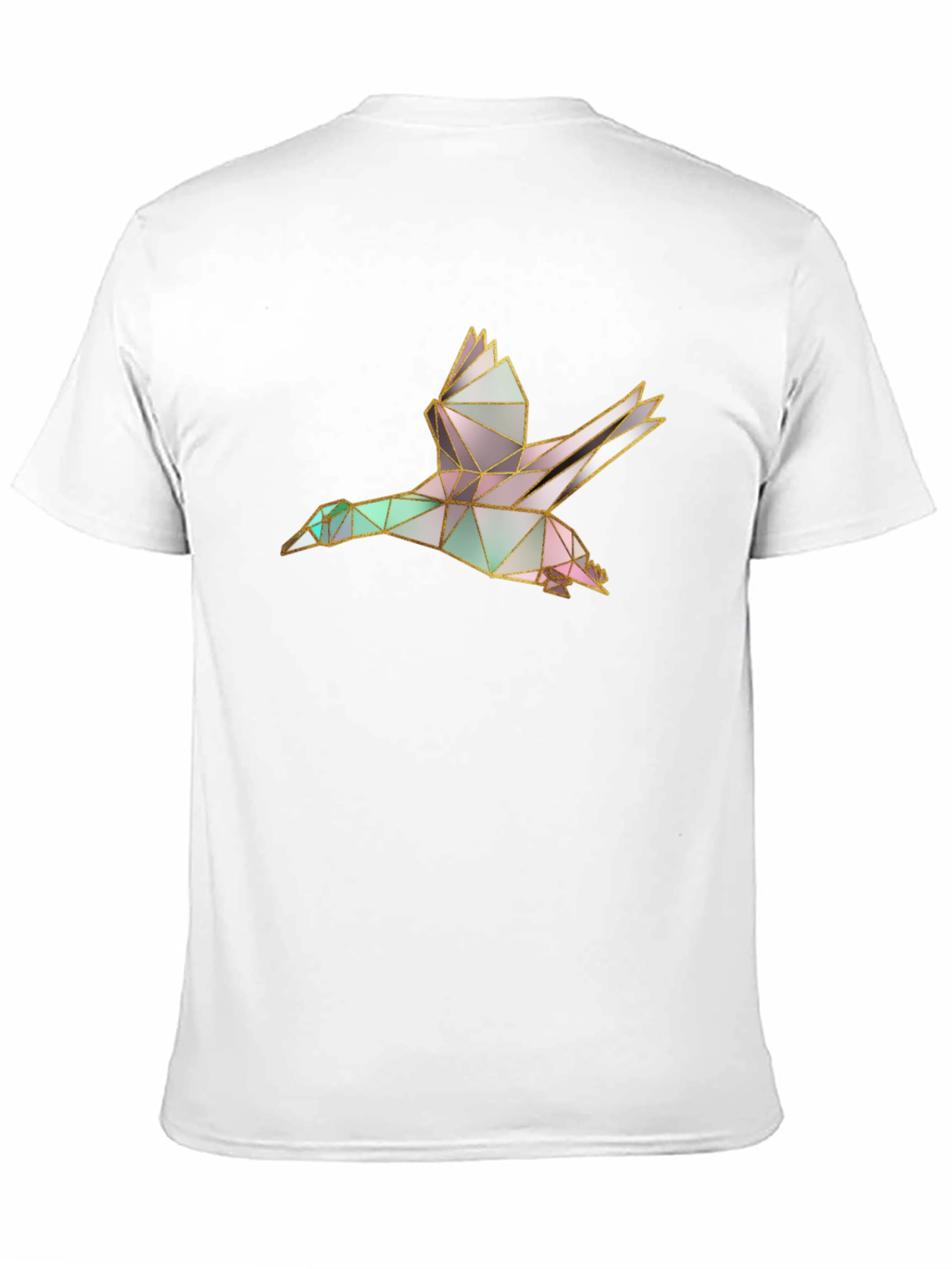 Geometric Duck Black T-Shirt