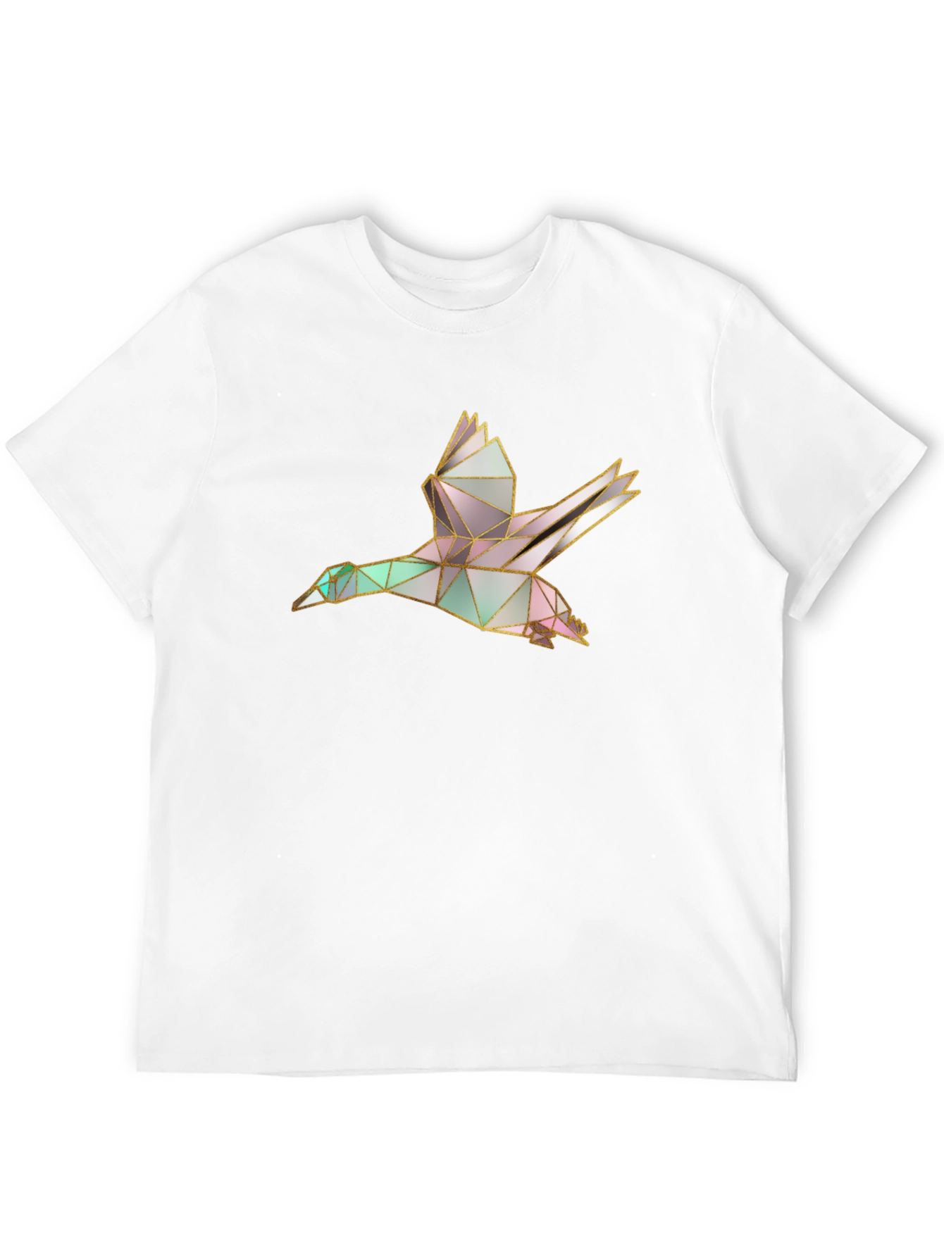 Geometric Duck Black T-Shirt