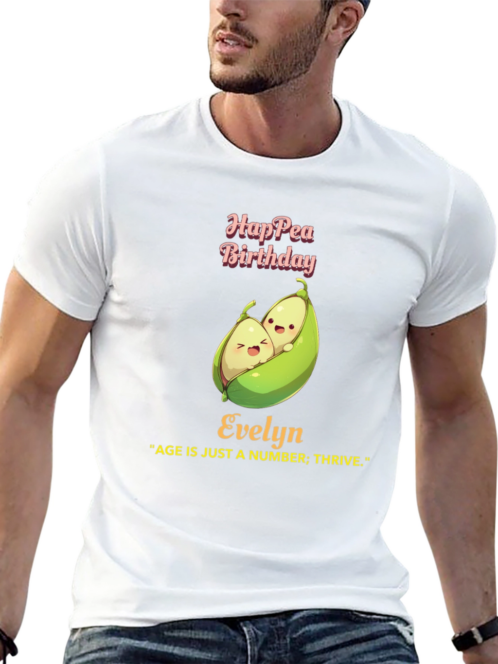 Hap-pea Birthday Evelyn T-Shirt