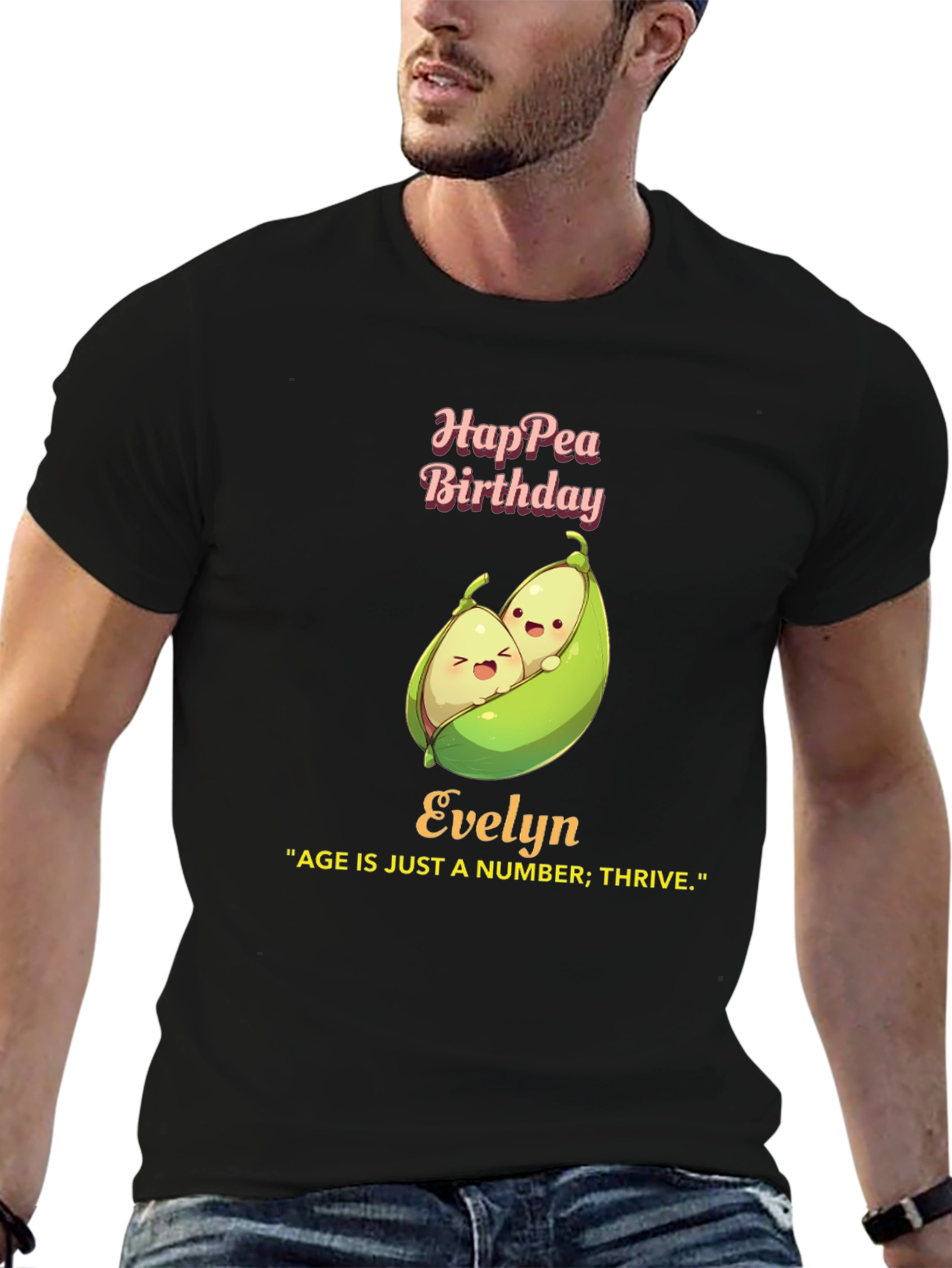 Hap-pea Birthday Evelyn T-Shirt