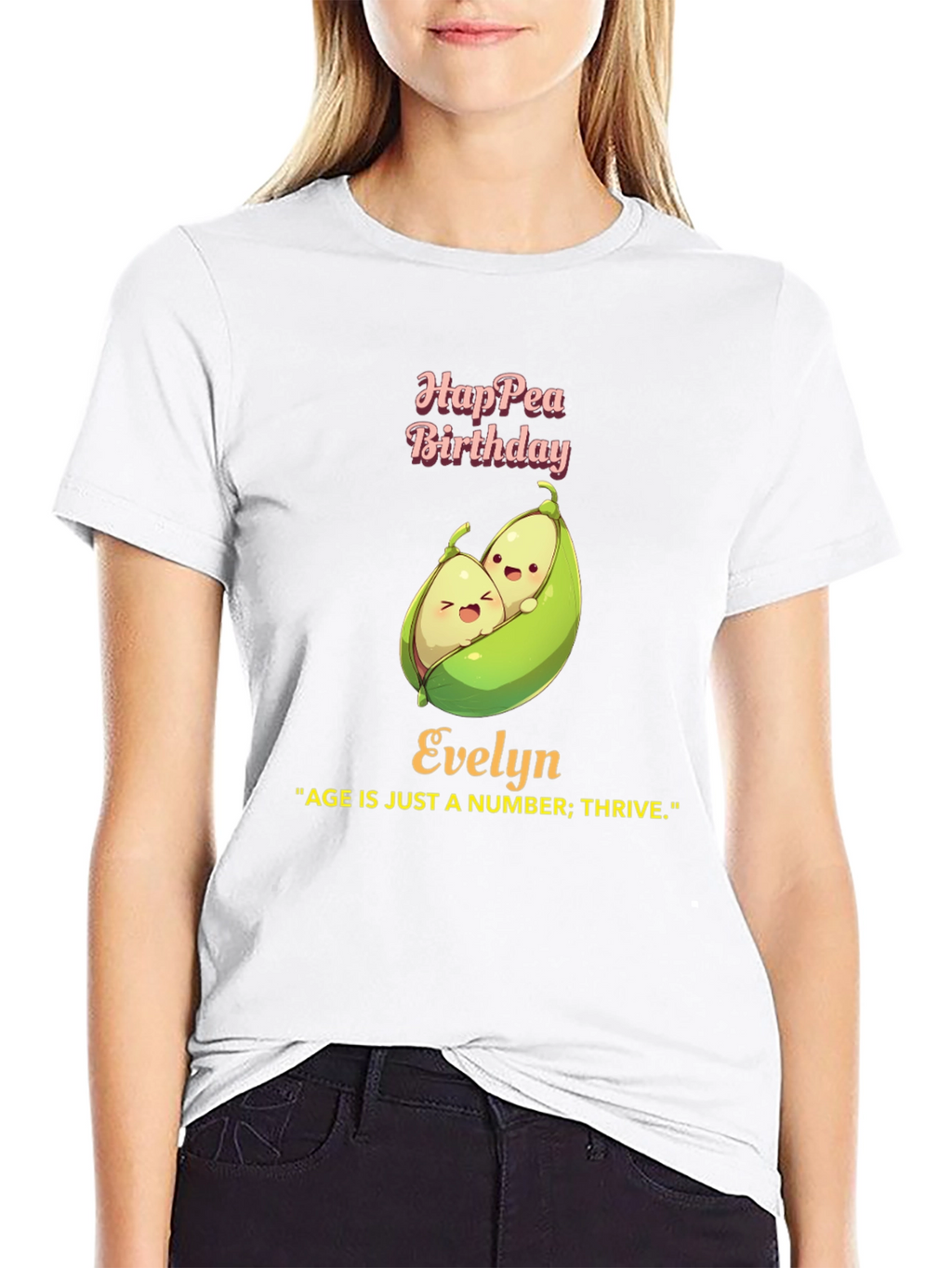 Hap-pea Birthday Evelyn T-Shirt