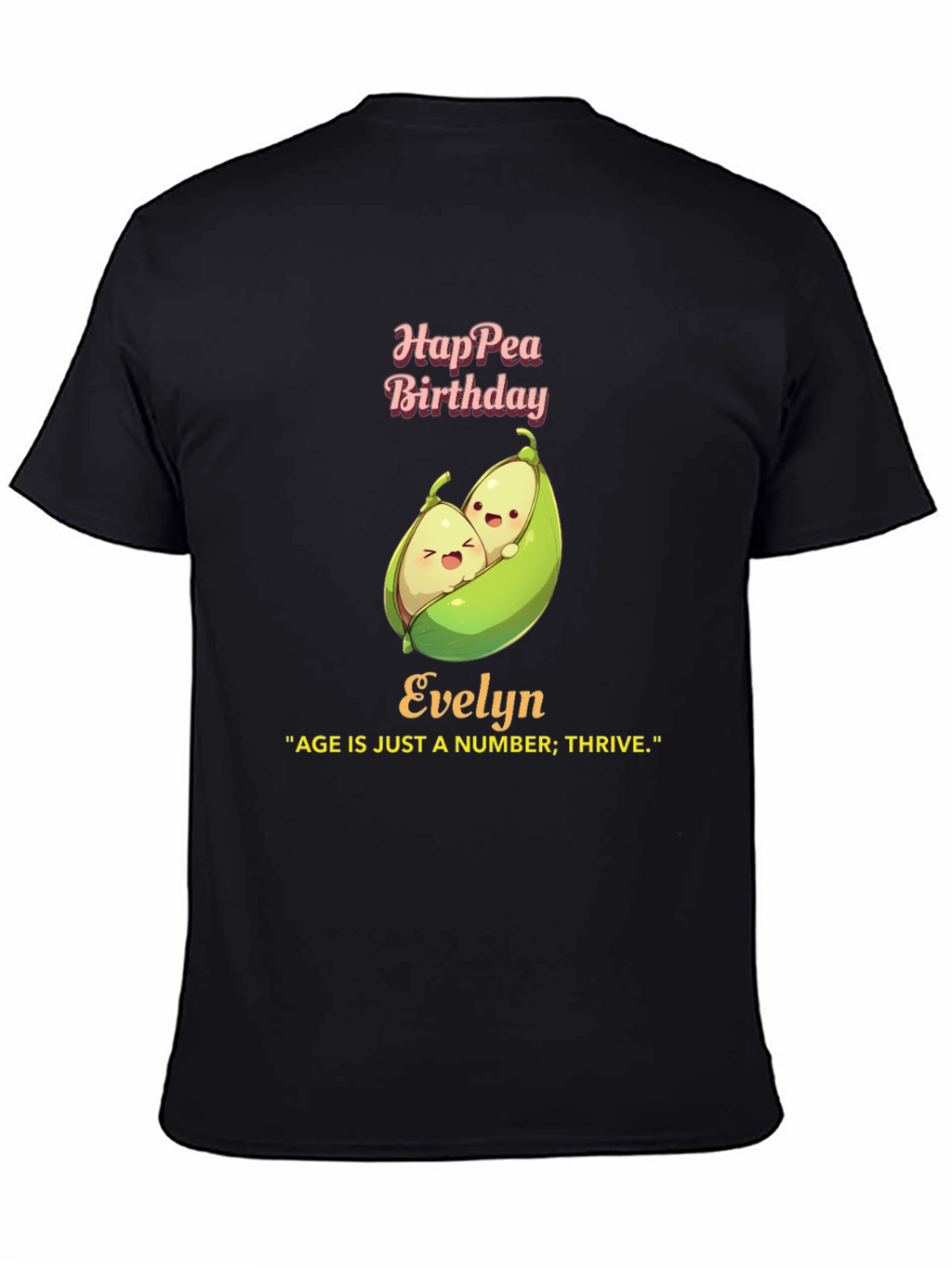 Hap-pea Birthday Evelyn T-Shirt