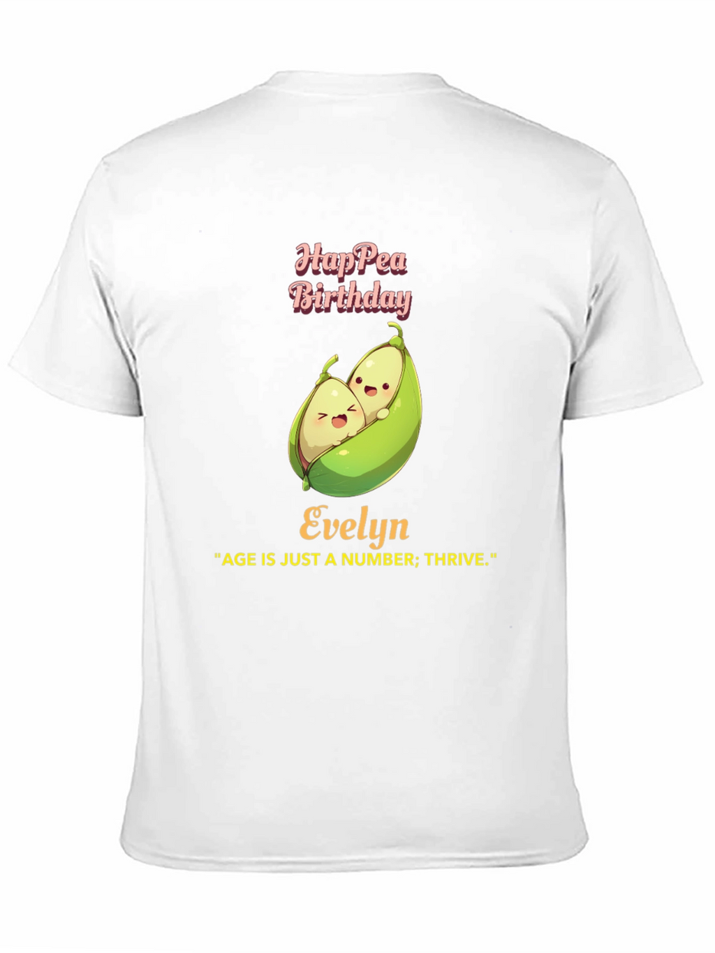 Hap-pea Birthday Evelyn T-Shirt