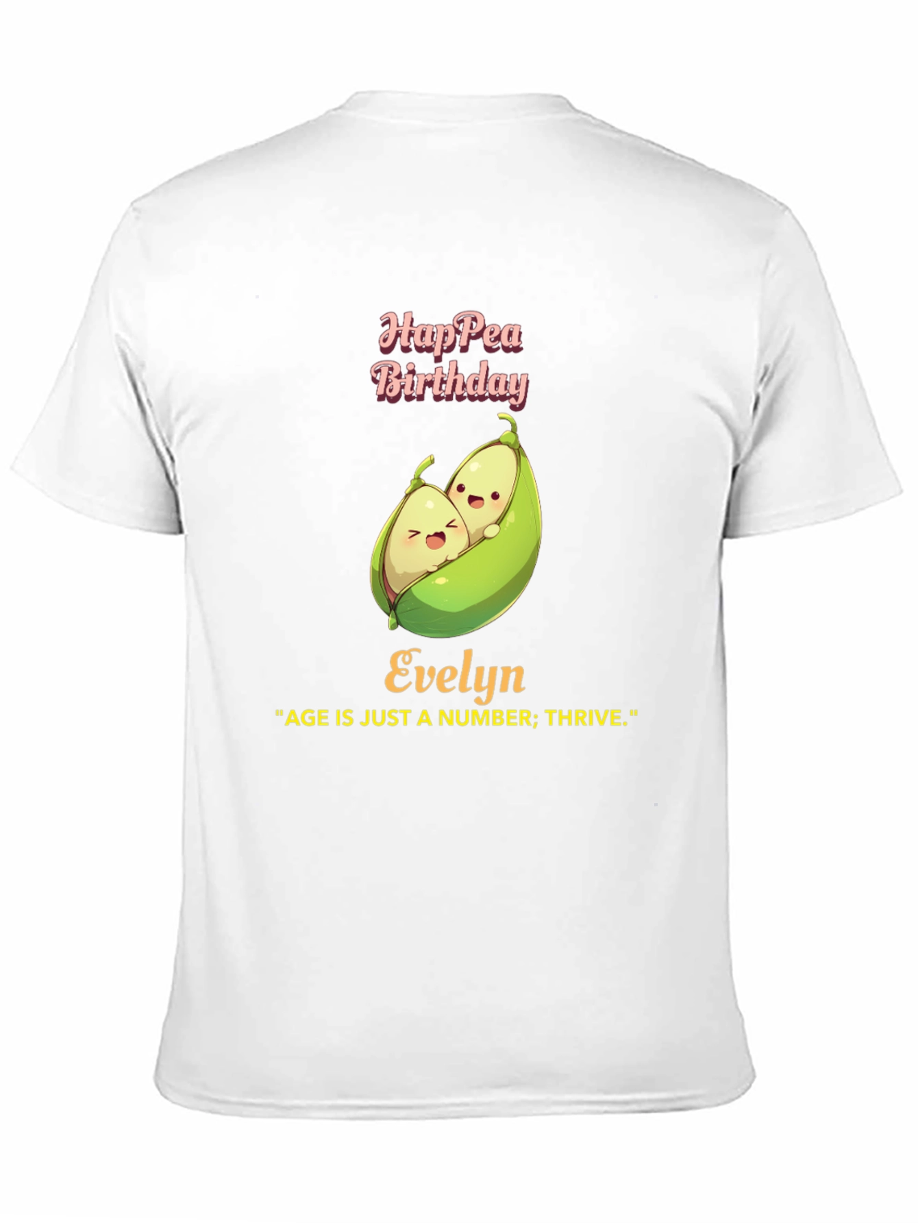 Hap-pea Birthday Evelyn T-Shirt