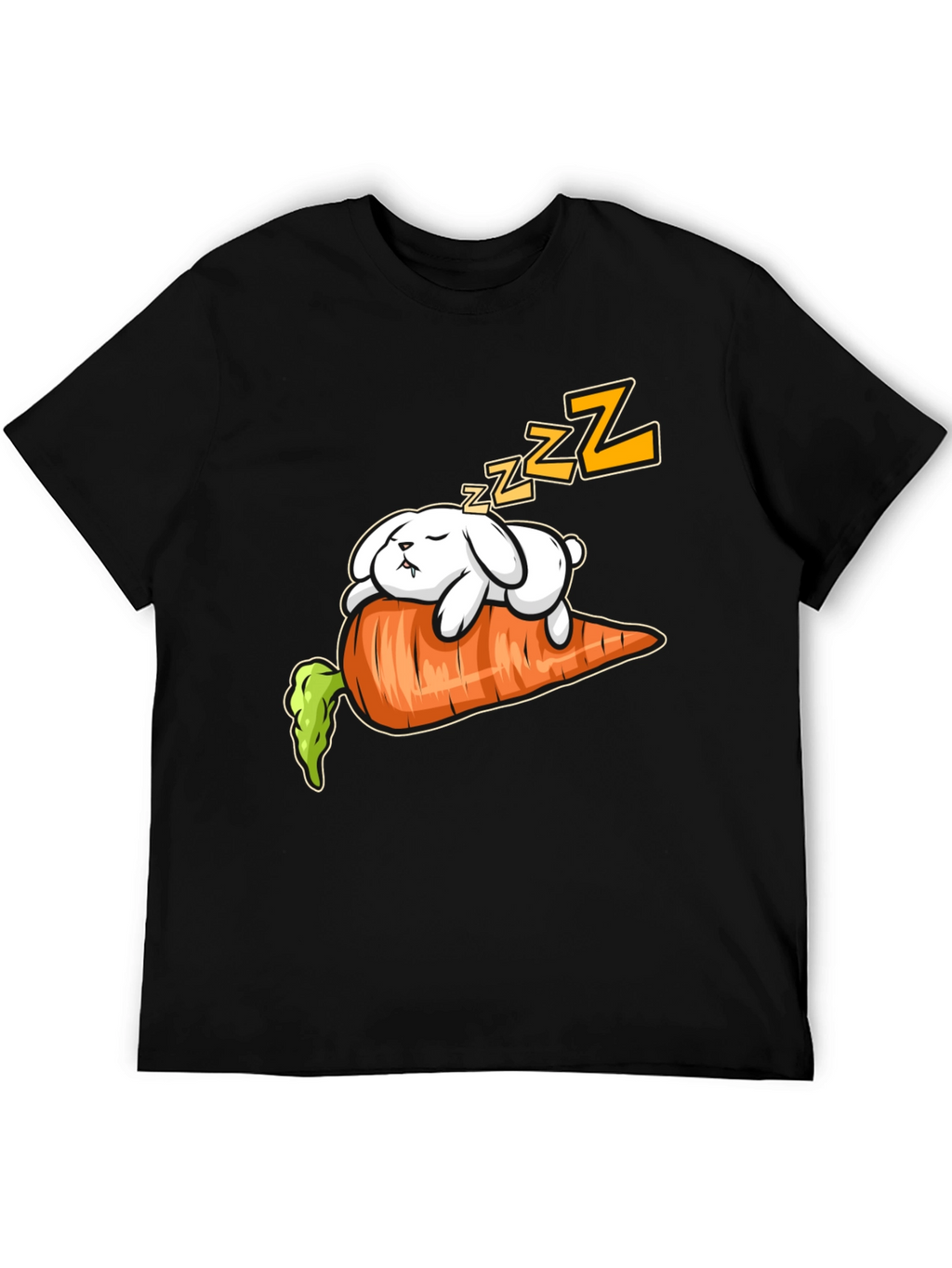 Cute Rabbit on Carrot T-Shirt