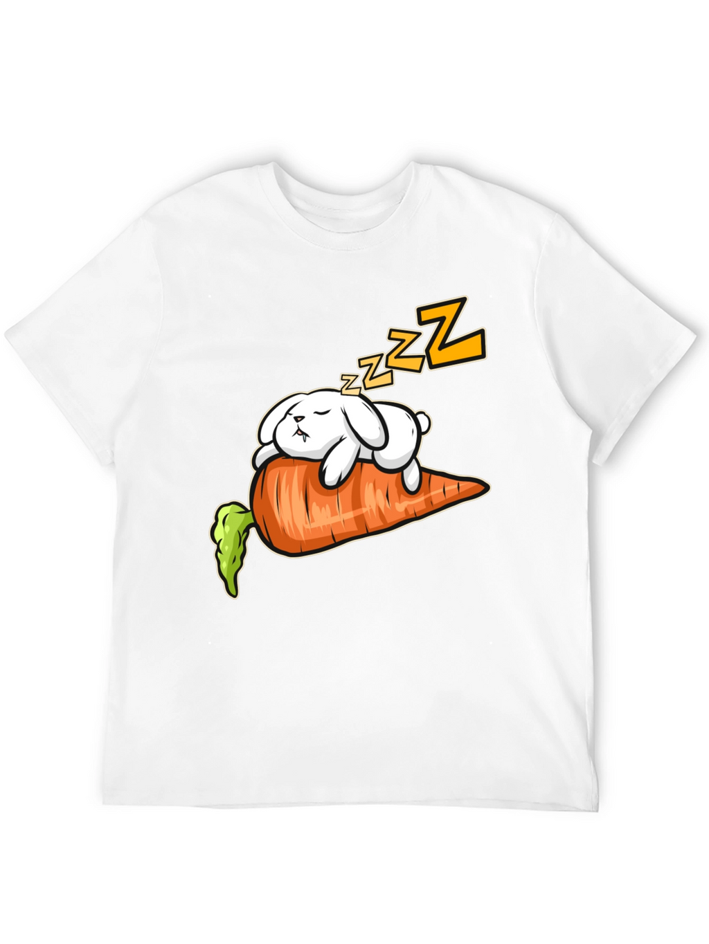 Cute Rabbit on Carrot T-Shirt