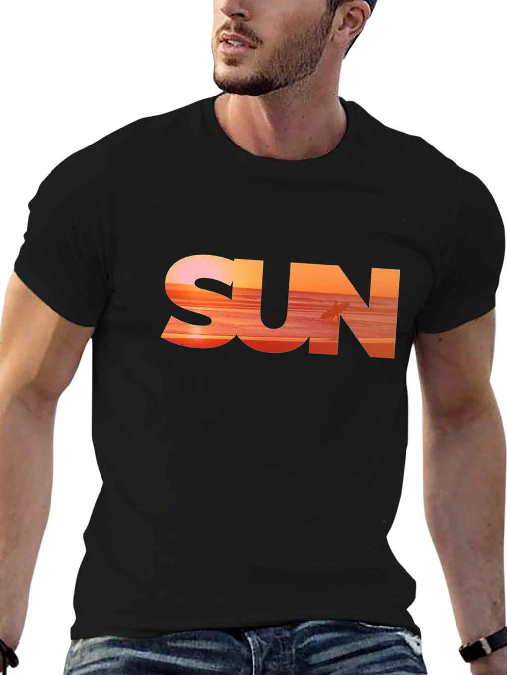 Sunset Graphic Tee - Beach Vibes