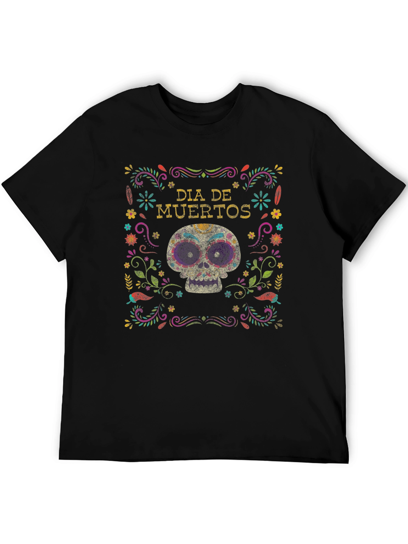 Dia de Muertos Skull T-Shirt