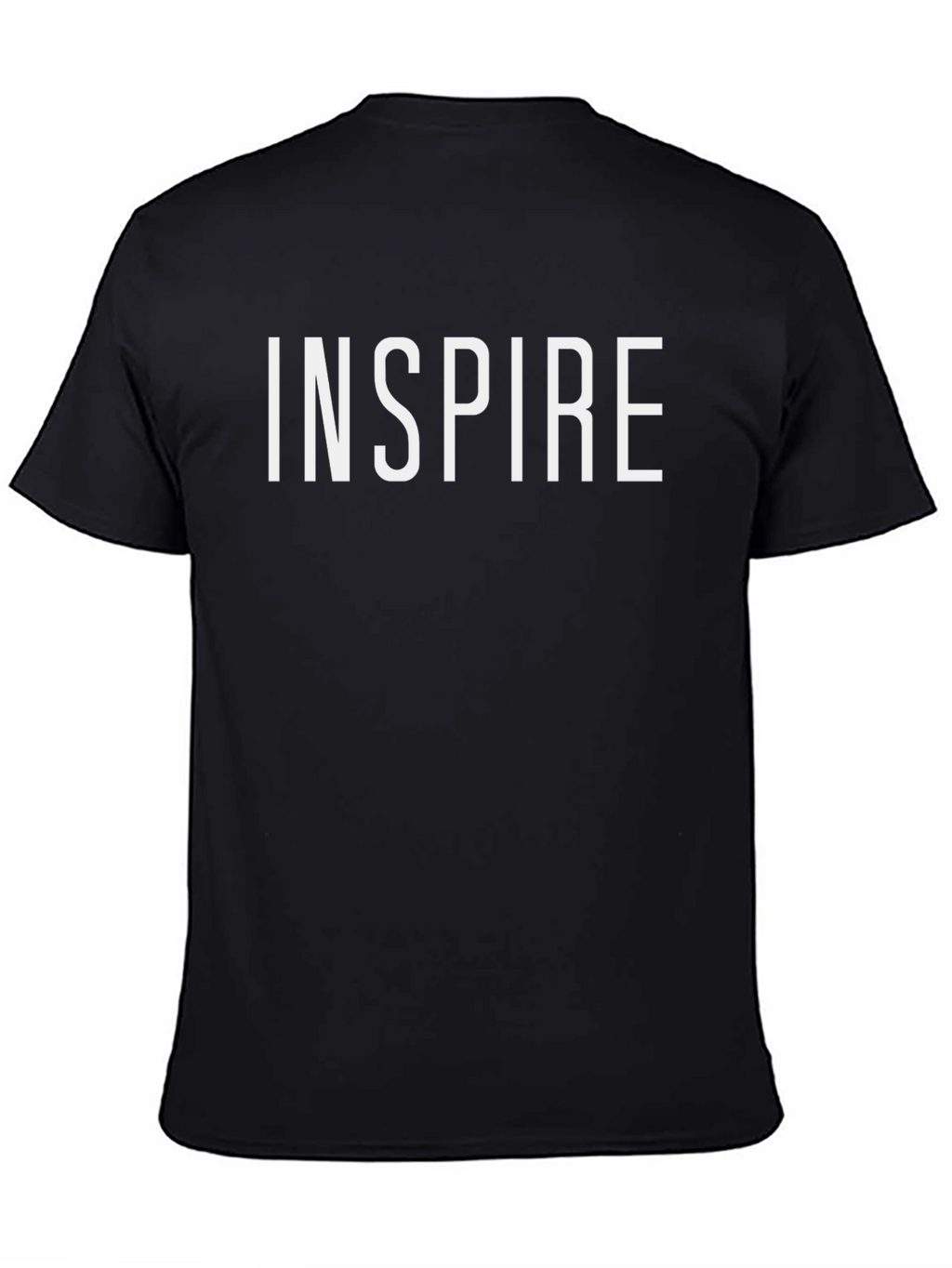 Inspire Graphic Tee - Black Short Sleeve T-Shirt