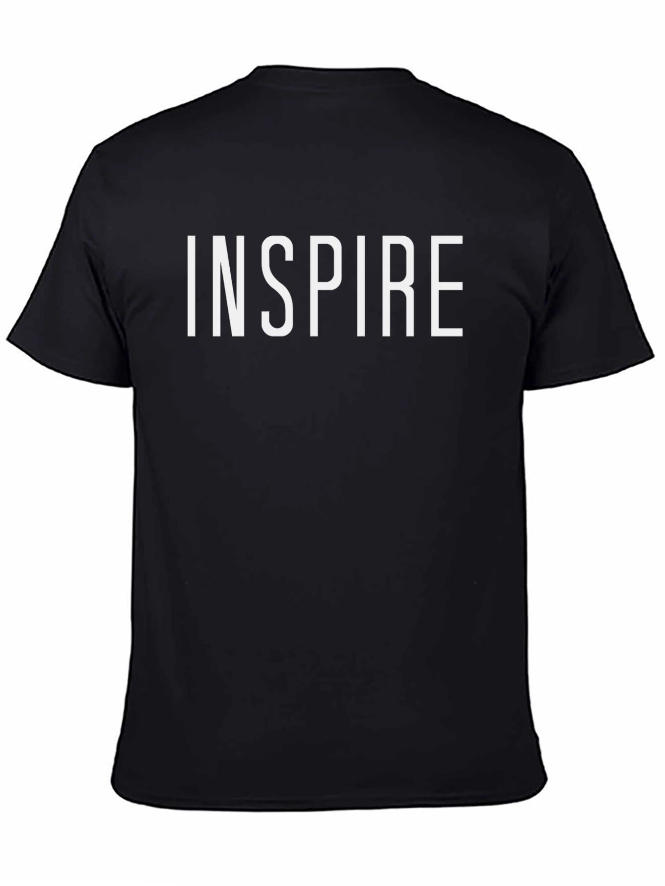 Inspire Graphic Tee - Black Short Sleeve T-Shirt