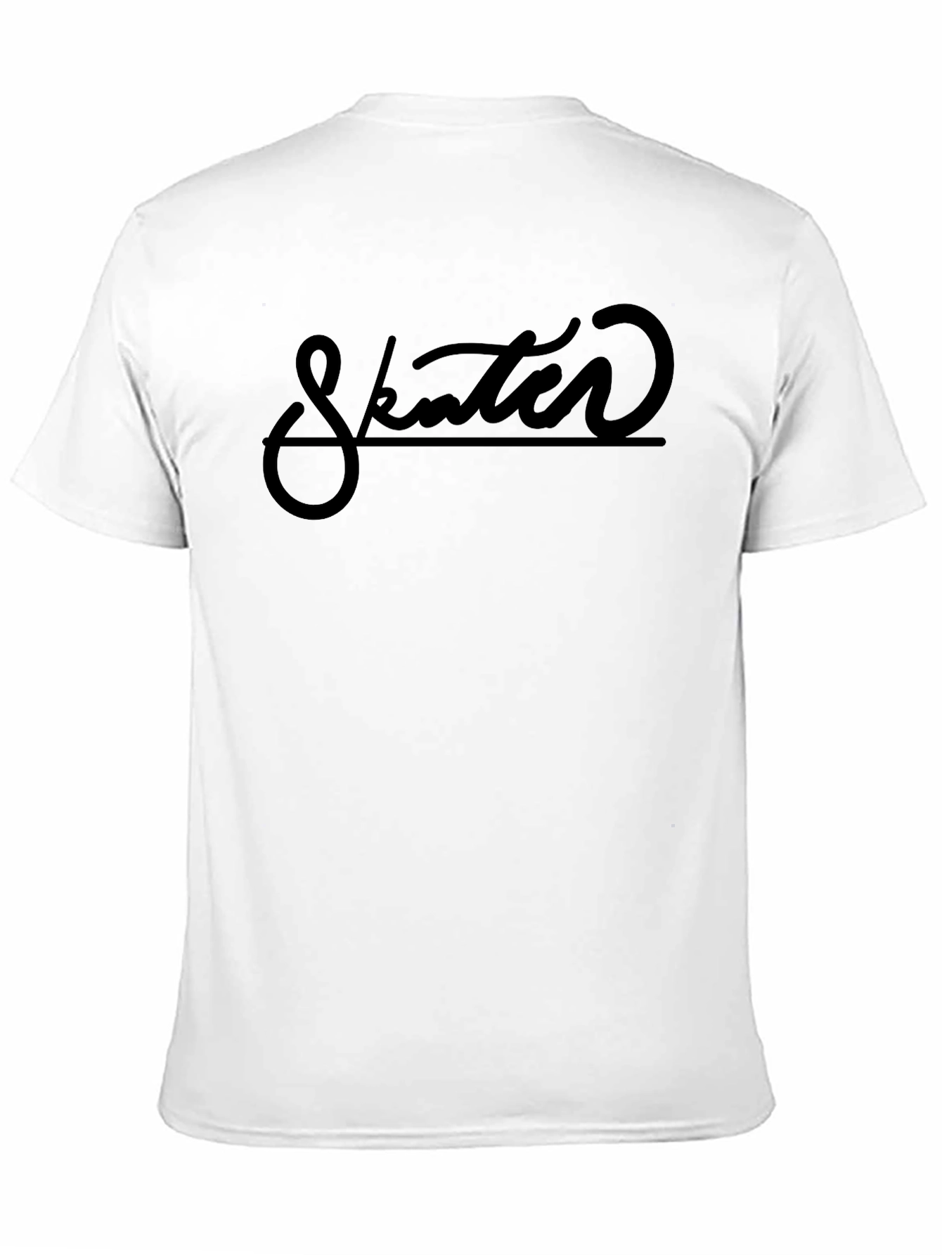Skater Tee - Black Graphic T-Shirt