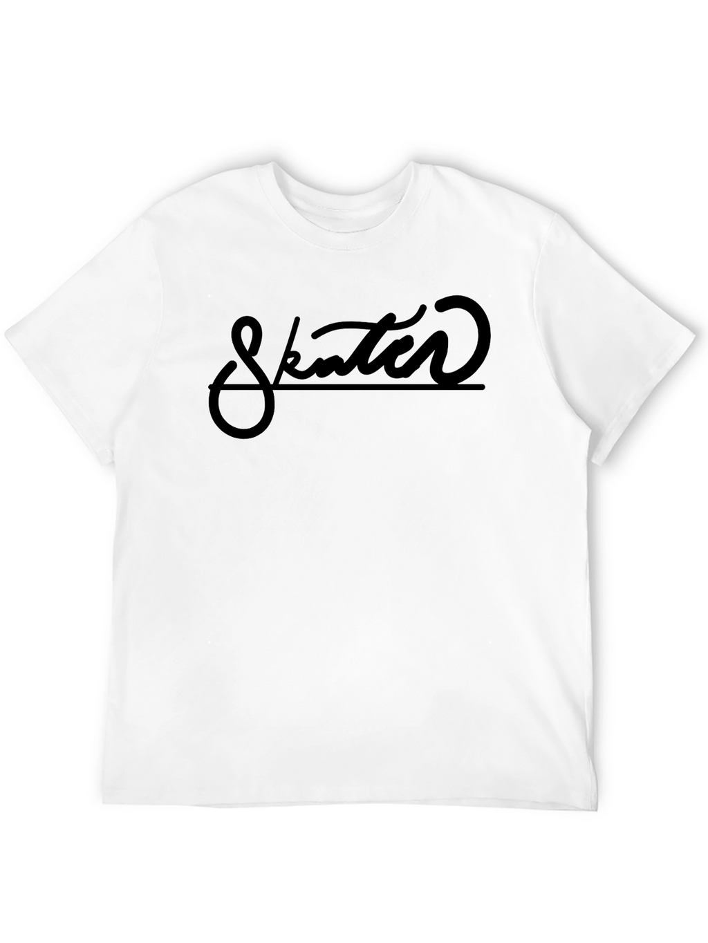 Skater Tee - Black Graphic T-Shirt
