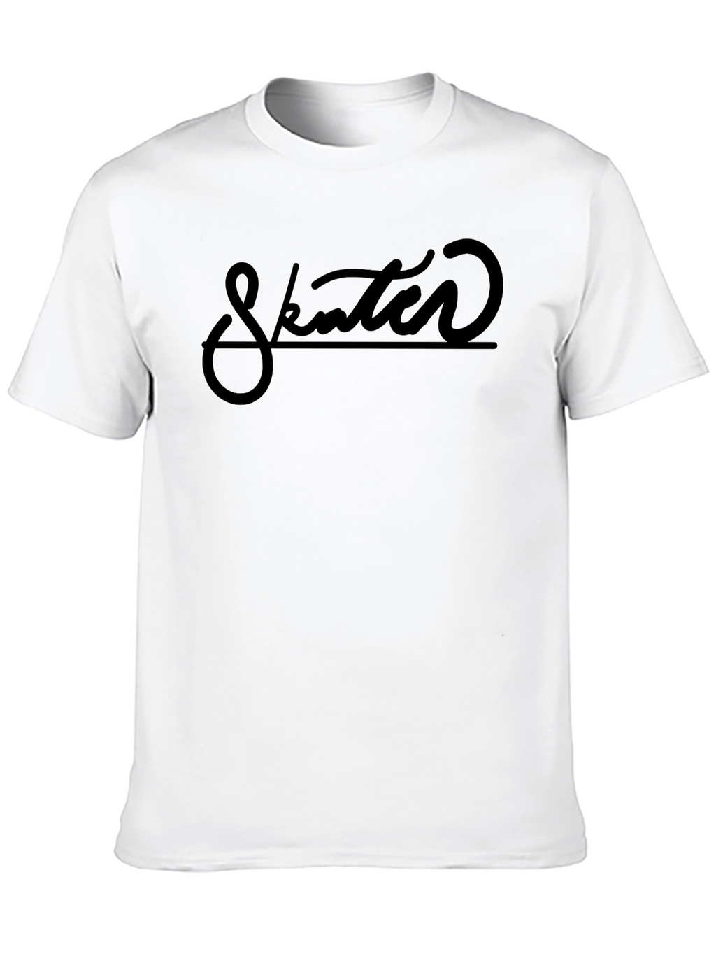 Skater Tee - Black Graphic T-Shirt