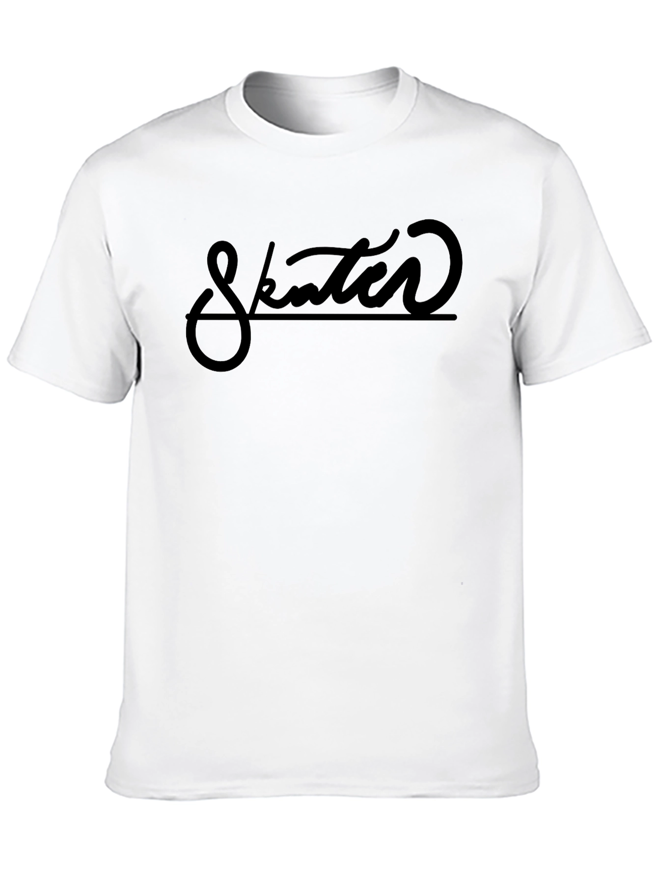 Skater Tee - Black Graphic T-Shirt