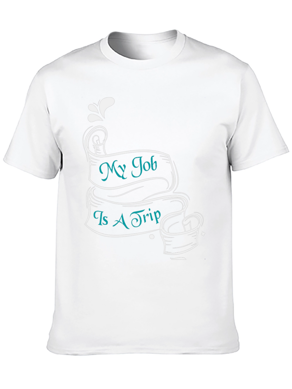 My Job Is A Trip Black T-Shirt