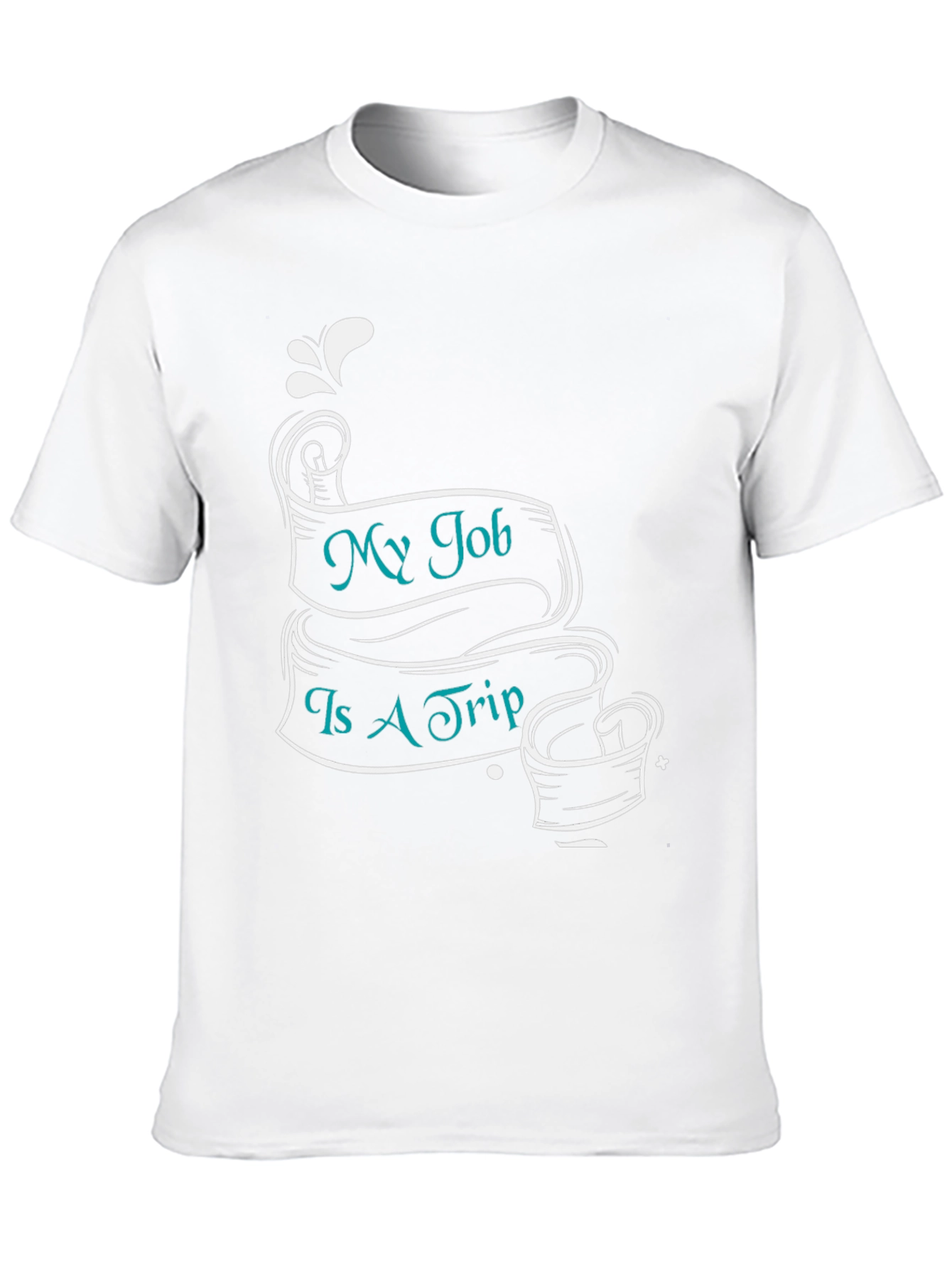 My Job Is A Trip Black T-Shirt