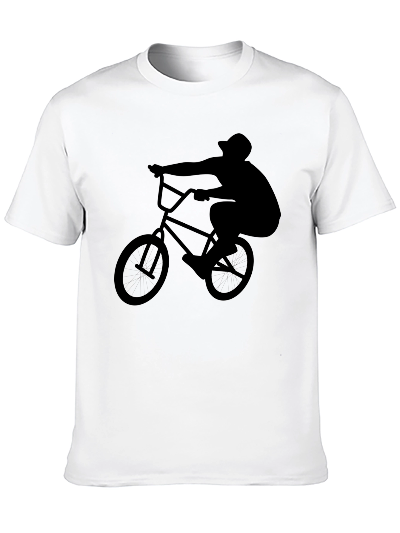 BMX Rider Black T-Shirt