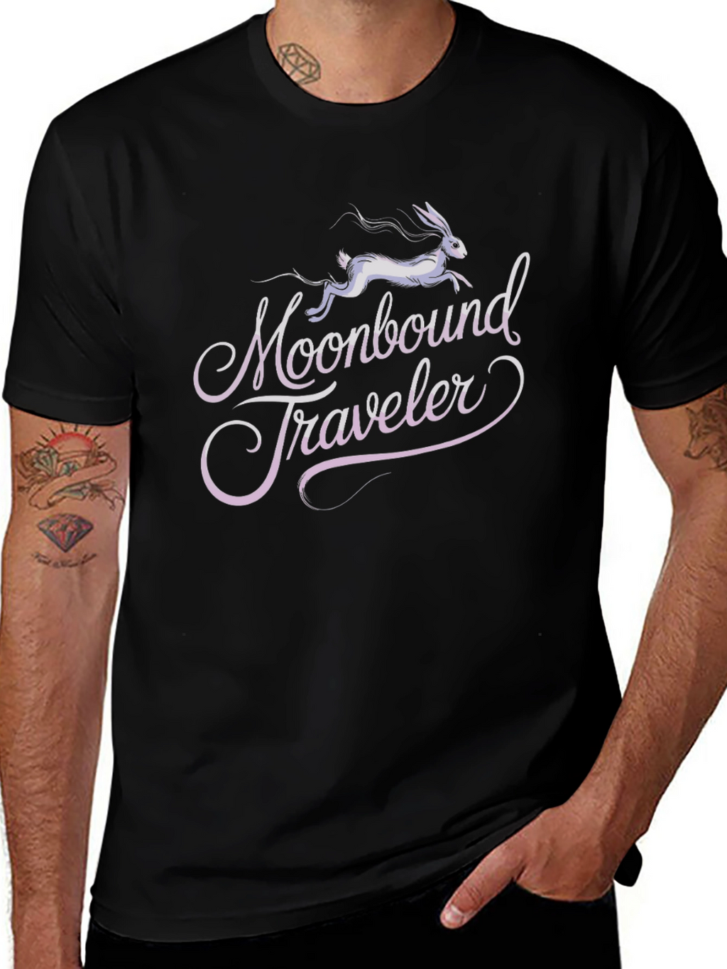 Moonbound Traveler Graphic T-Shirt