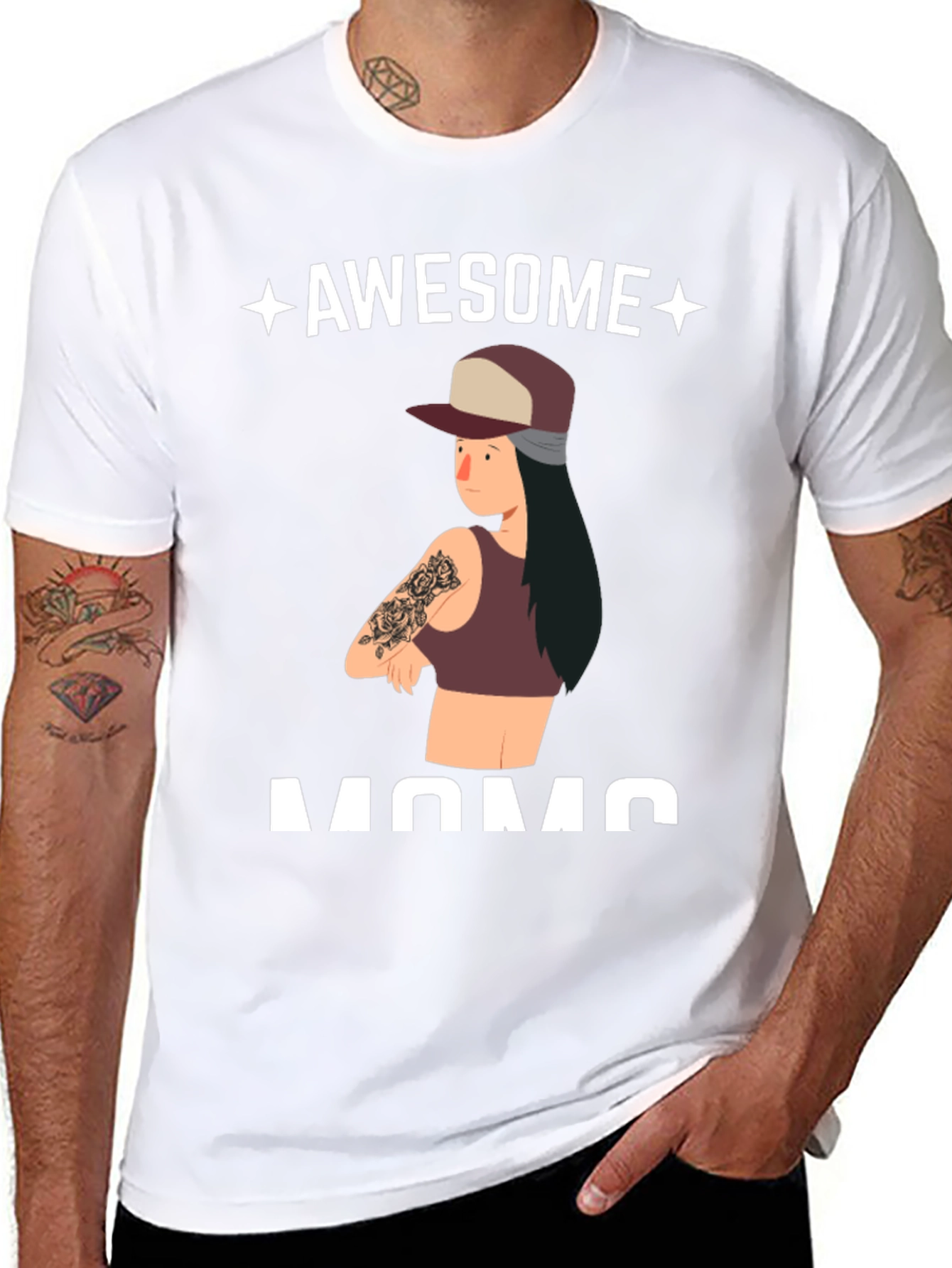 Awesome Mom Graphic T-Shirt - Unisex