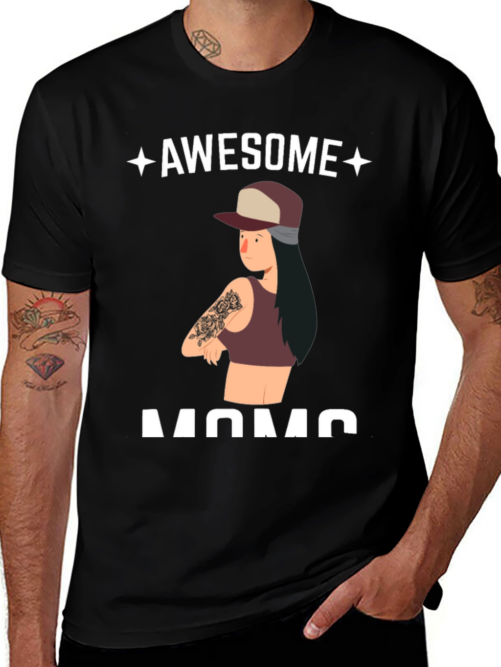 Awesome Mom Graphic T-Shirt - Unisex