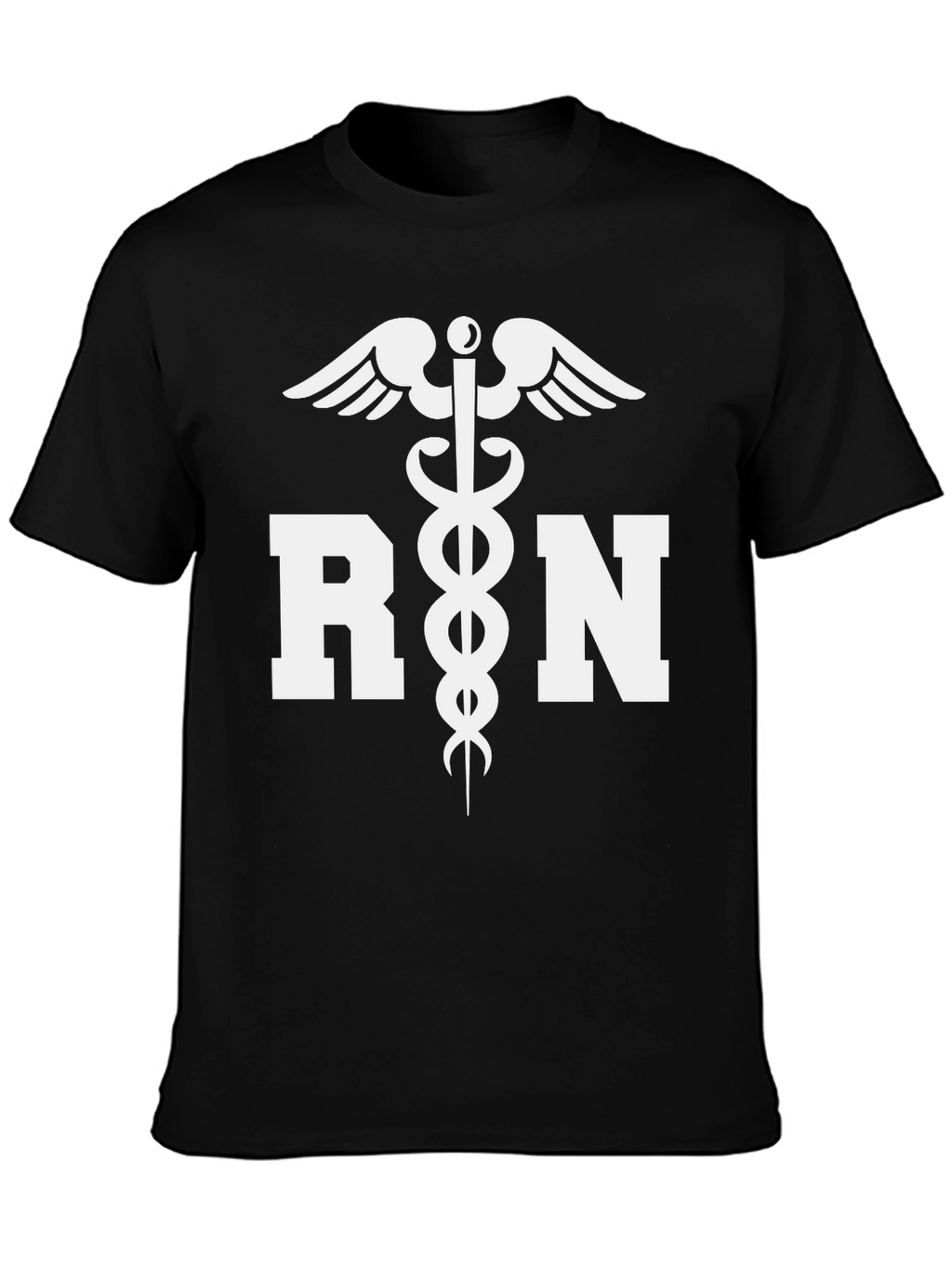 RN Caduceus Graphic T-Shirt - Black