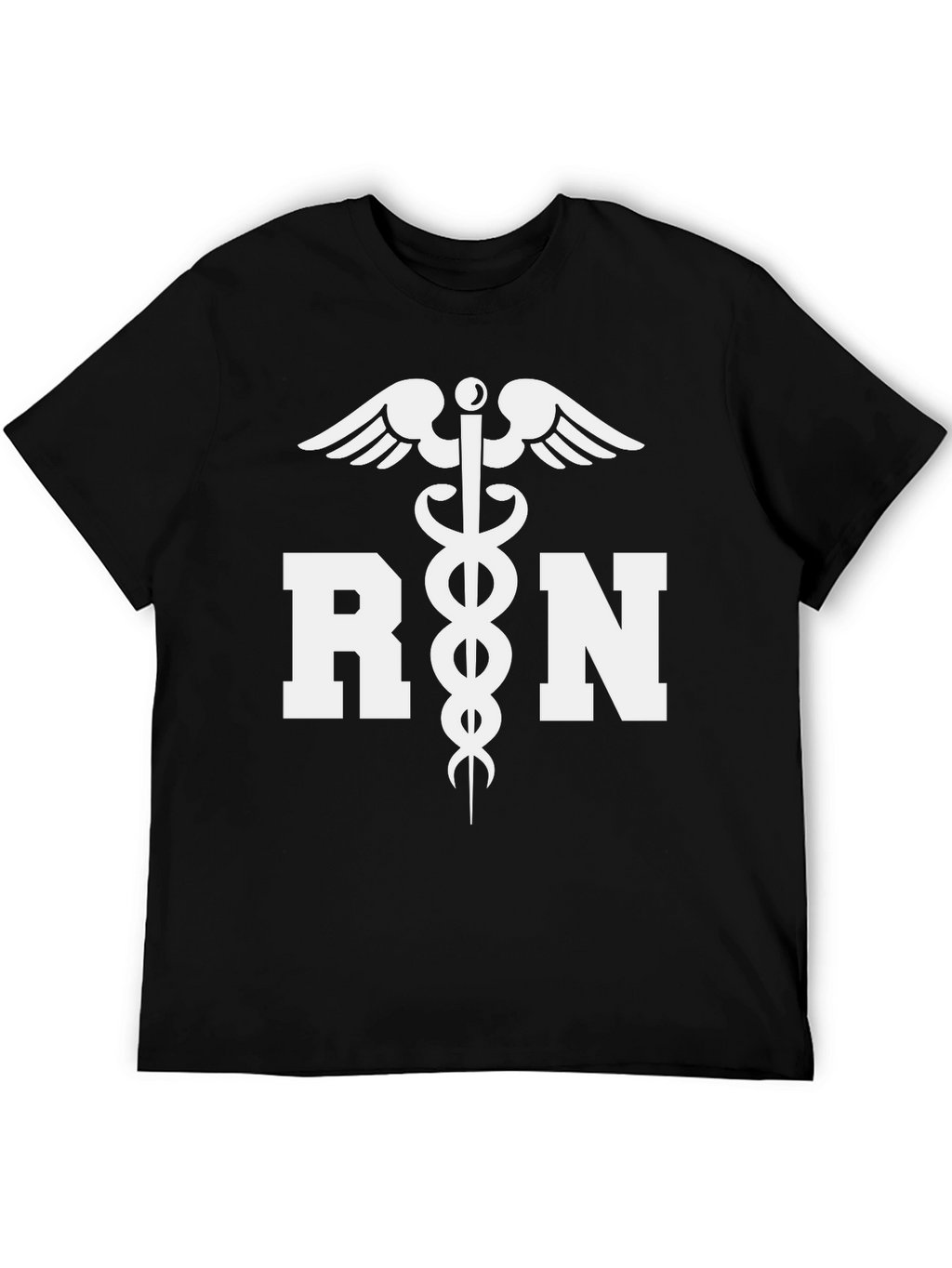 RN Caduceus Graphic T-Shirt - Black