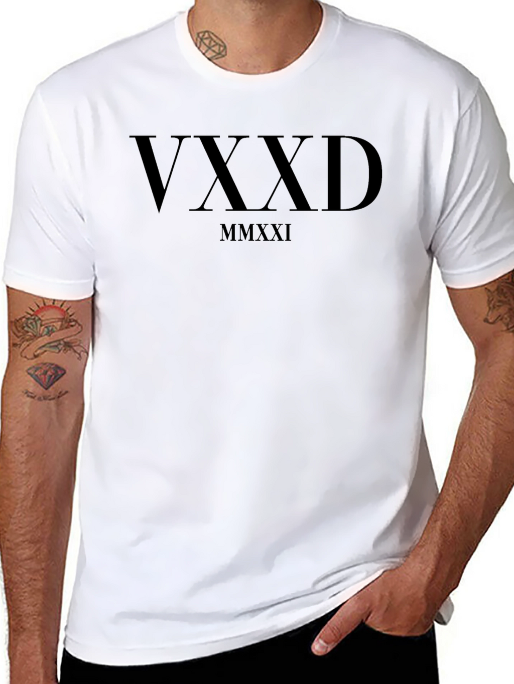VXXD MMXXI Black Graphic Tee