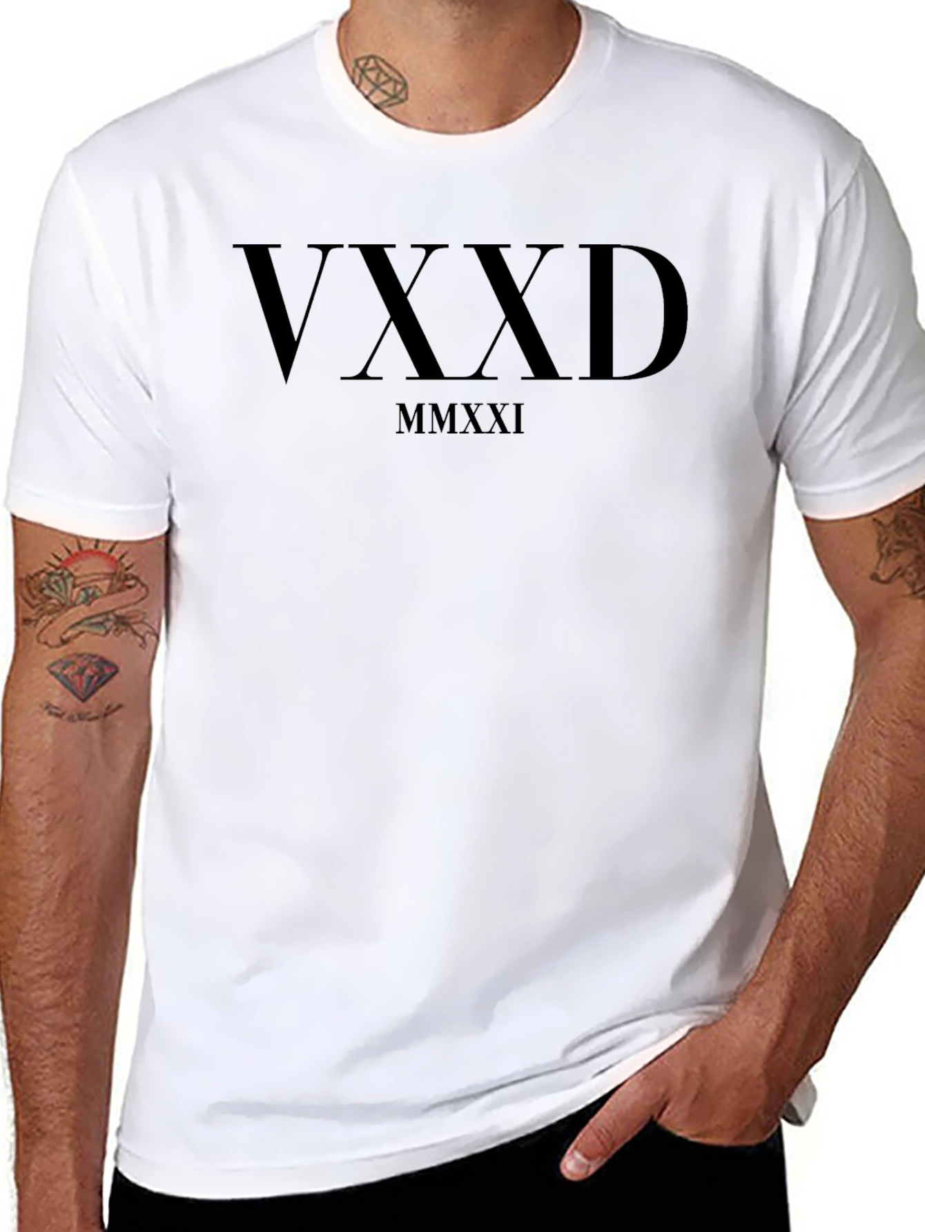 VXXD MMXXI Black Graphic Tee