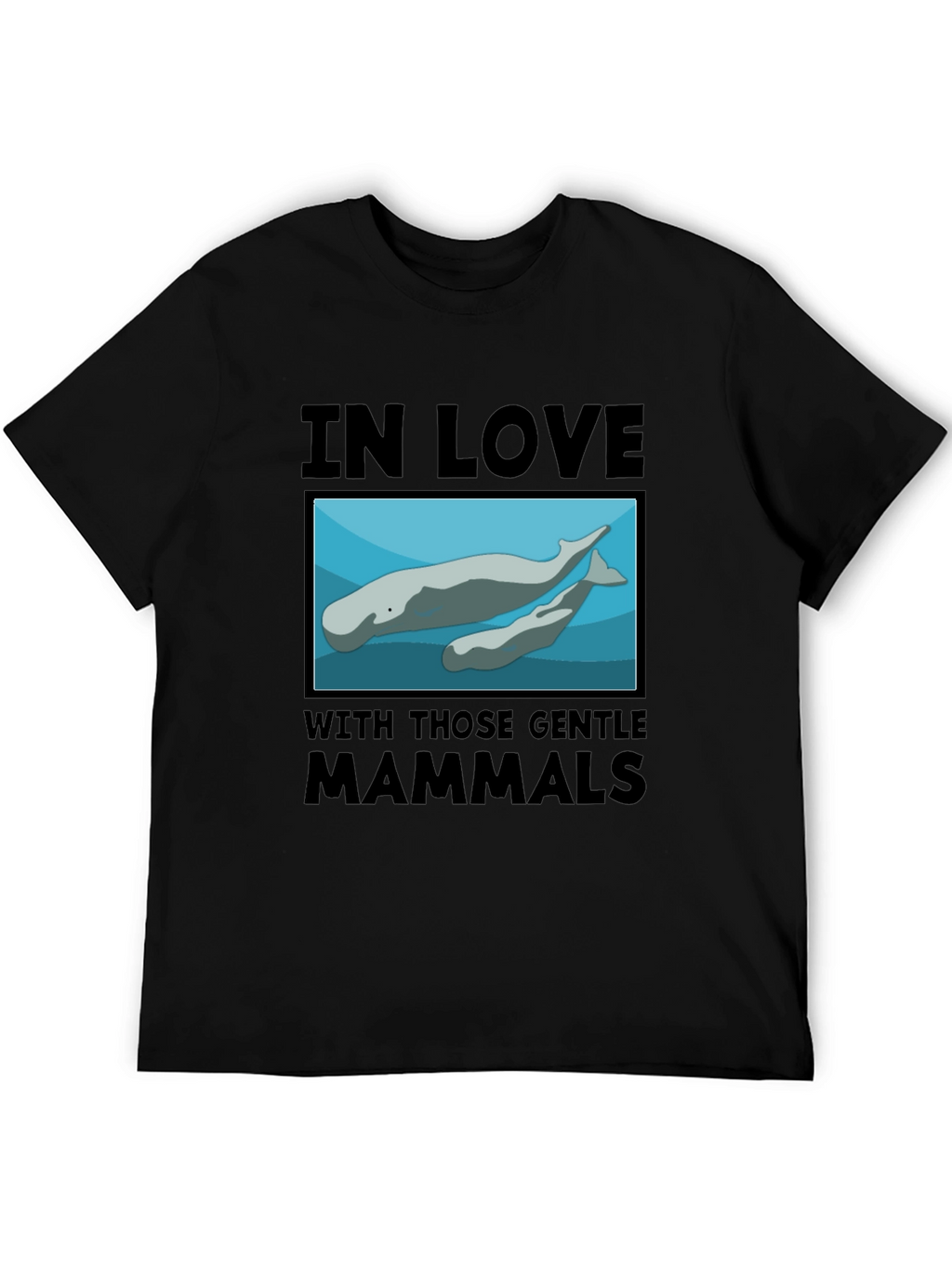 Gentle Mammals T-Shirt:  In Love with Manatees