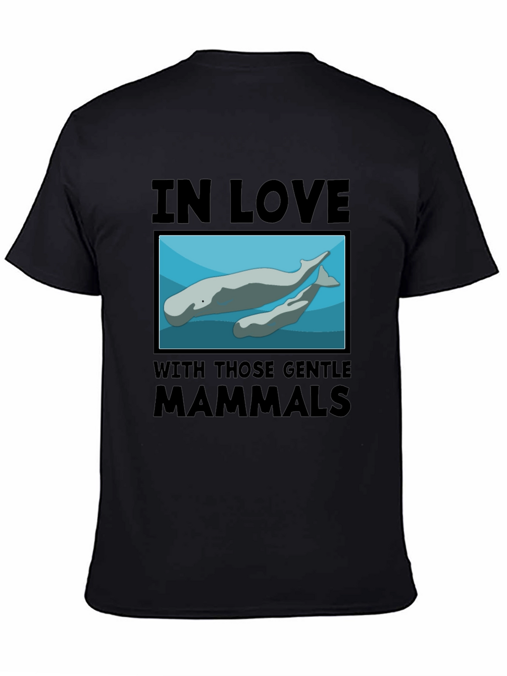 Gentle Mammals T-Shirt:  In Love with Manatees