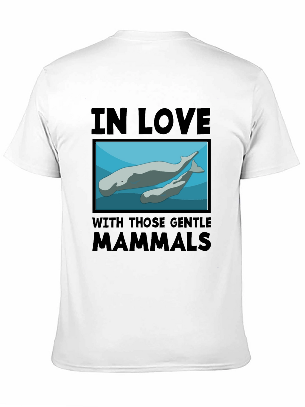 Gentle Mammals T-Shirt:  In Love with Manatees