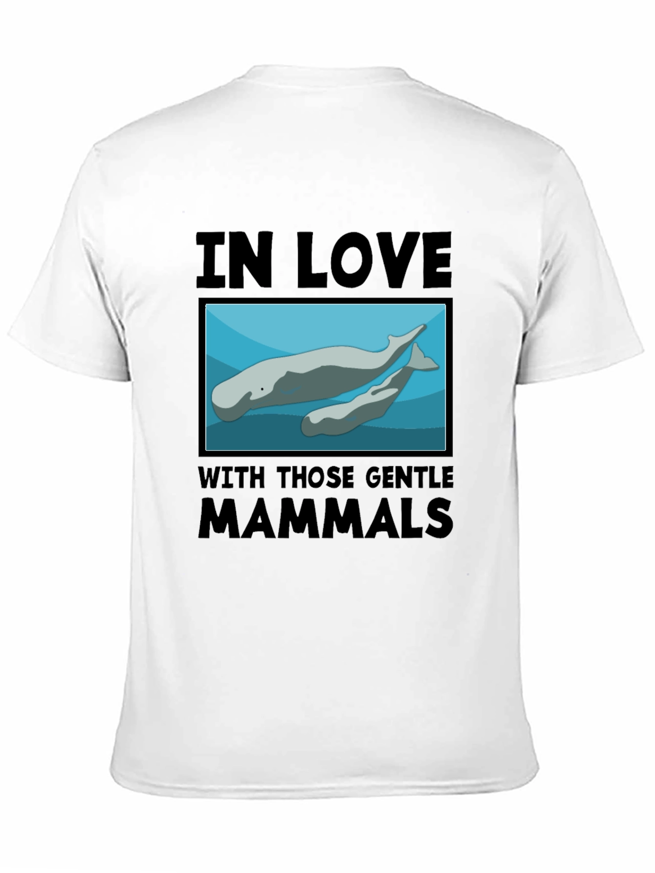 Gentle Mammals T-Shirt:  In Love with Manatees