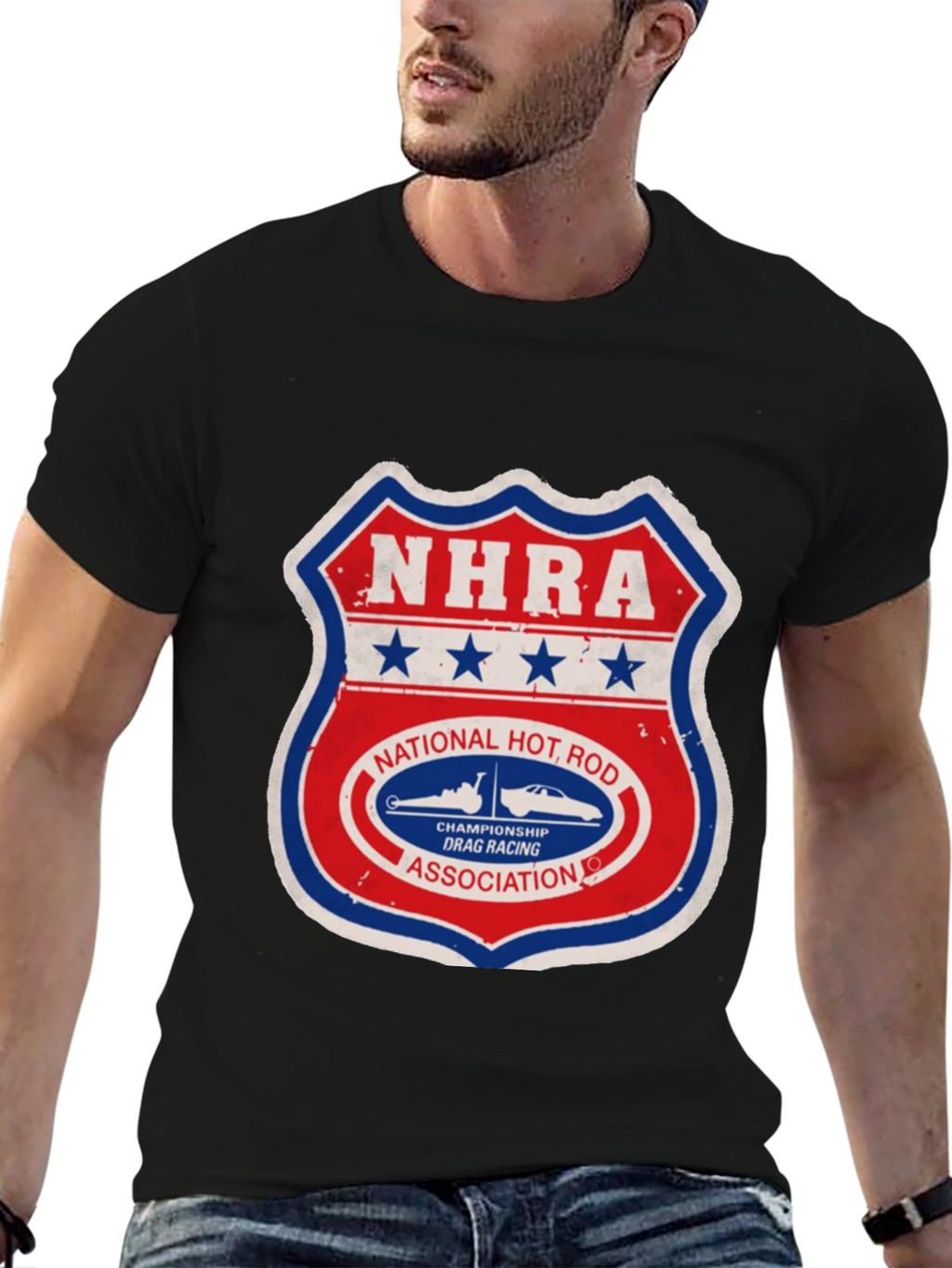 NHRA Hot Rod Drag Racing Graphic T-Shirt