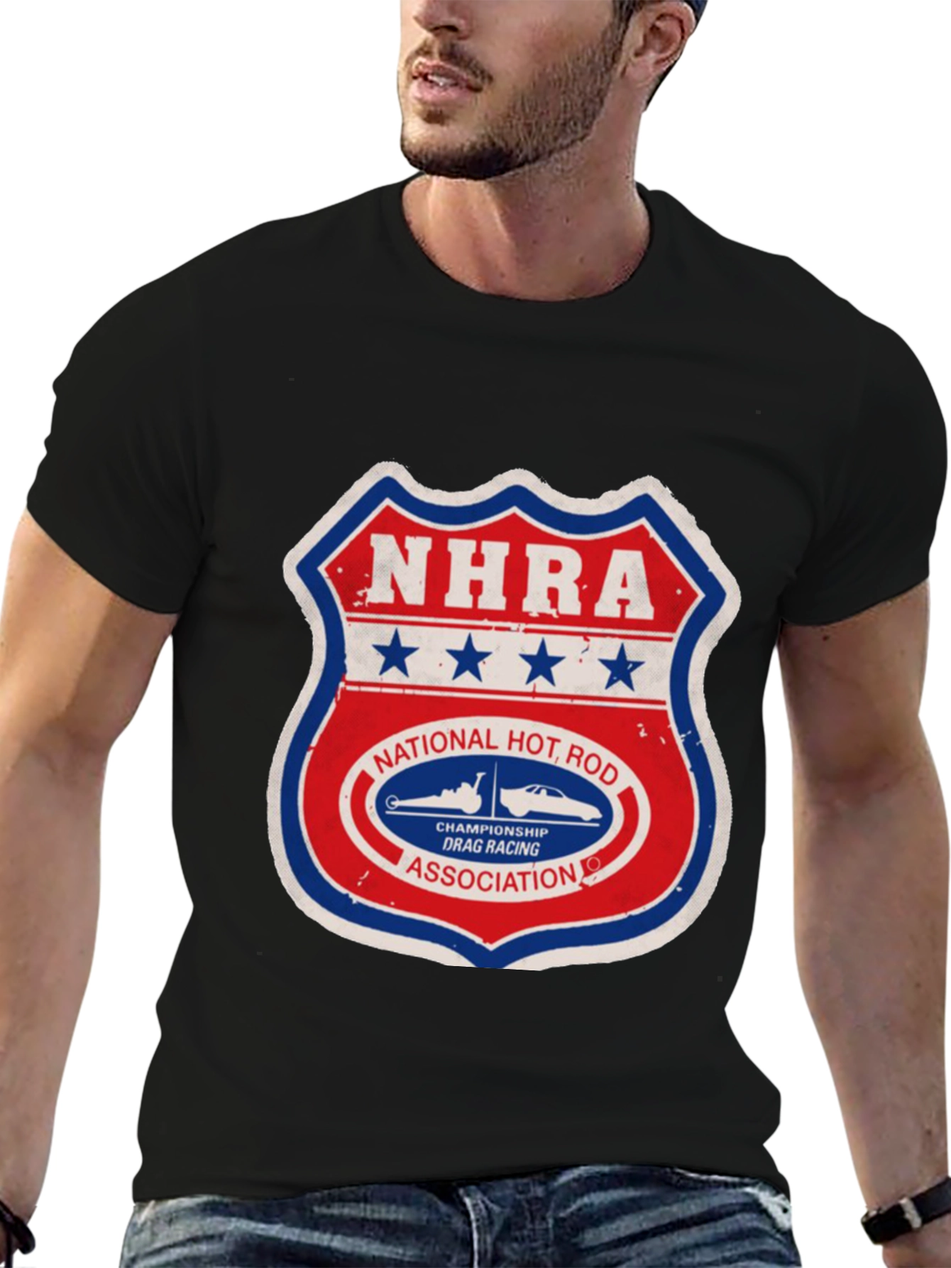 NHRA Hot Rod Drag Racing Graphic T-Shirt