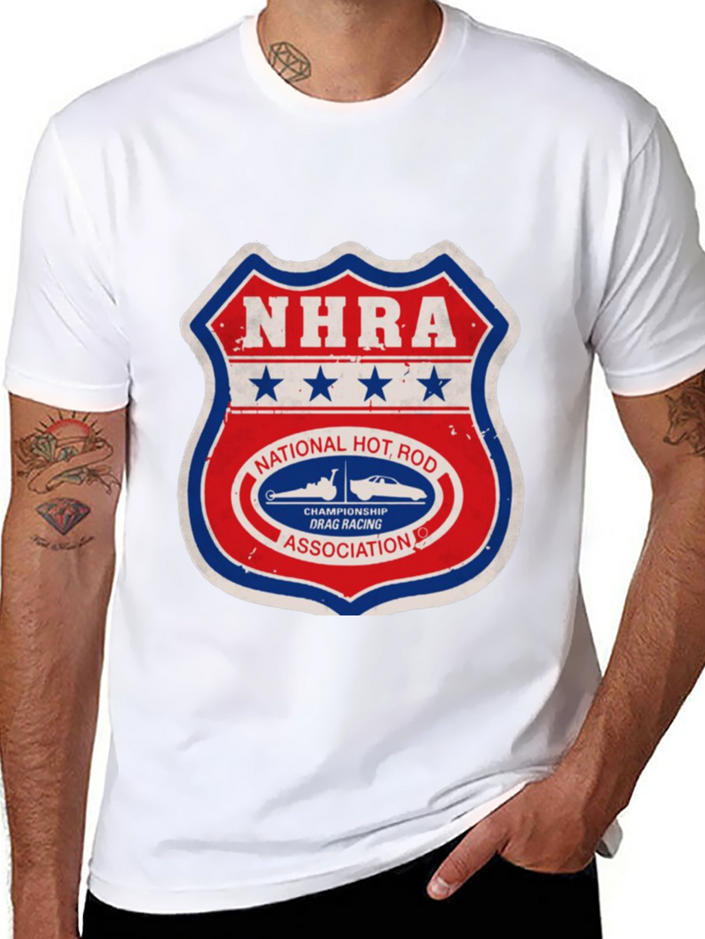 NHRA Hot Rod Drag Racing Graphic T-Shirt