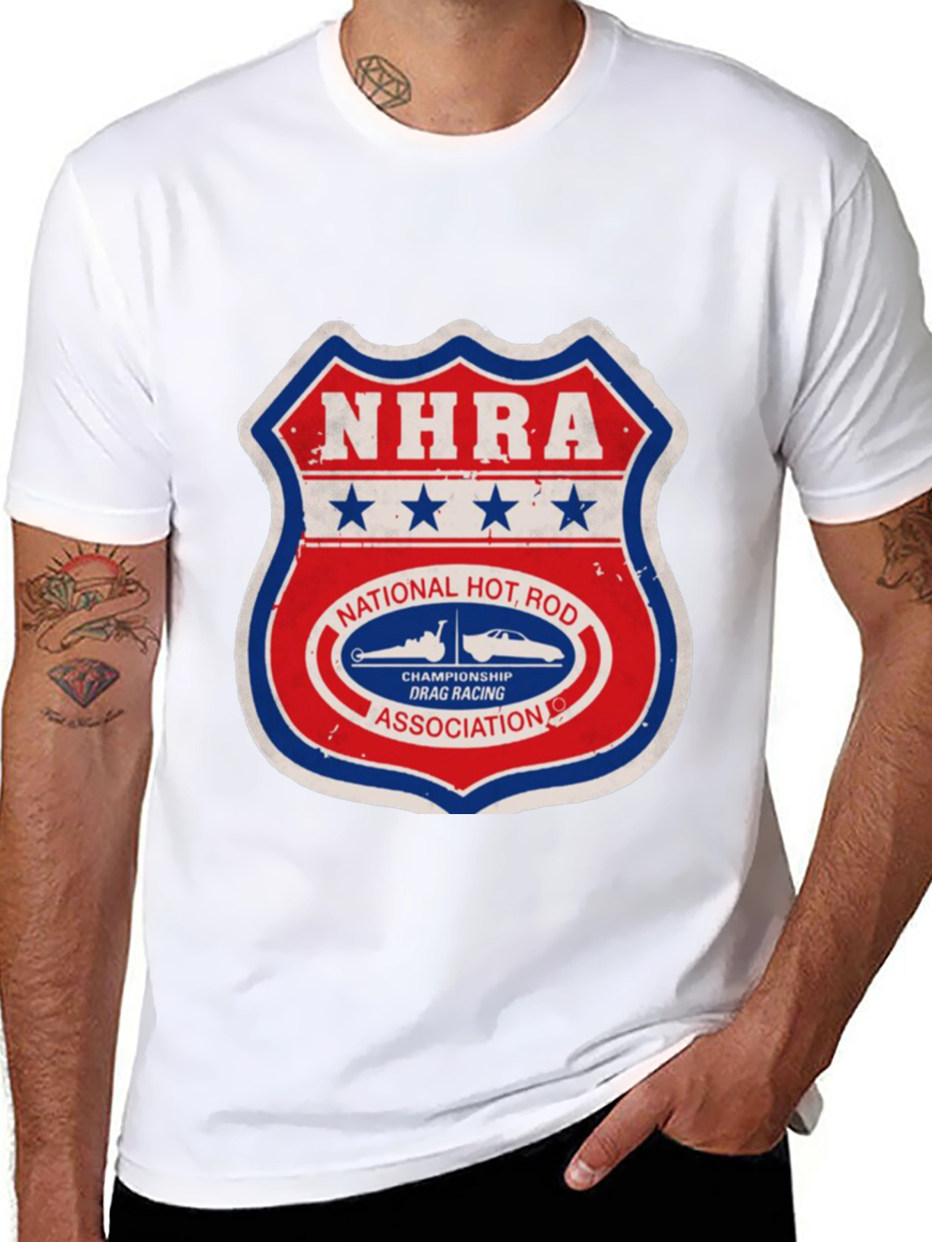 NHRA Hot Rod Drag Racing Graphic T-Shirt