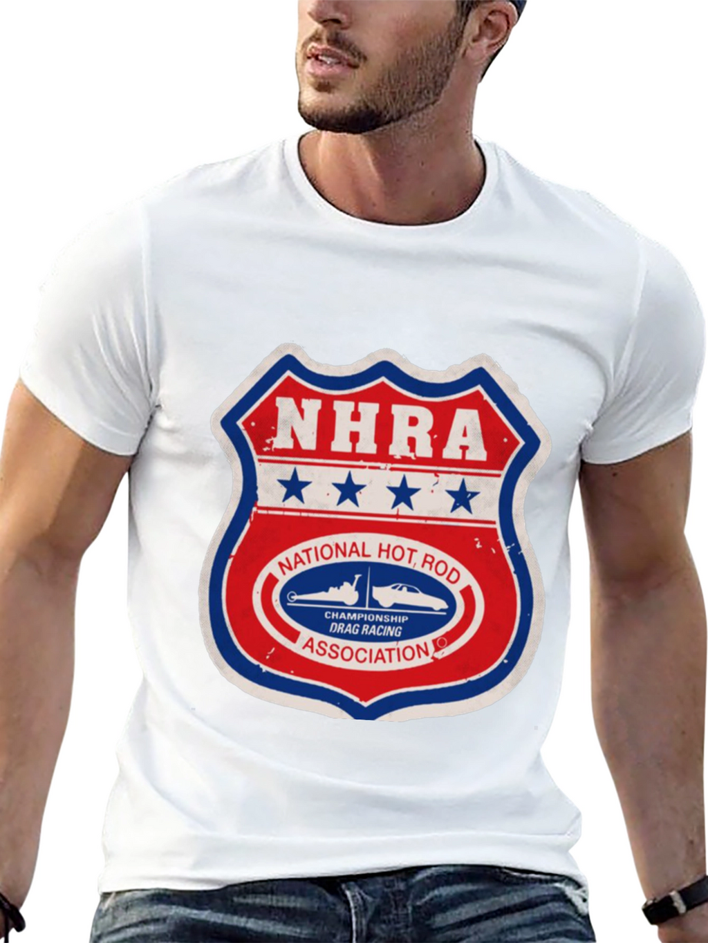 NHRA Hot Rod Drag Racing Graphic T-Shirt