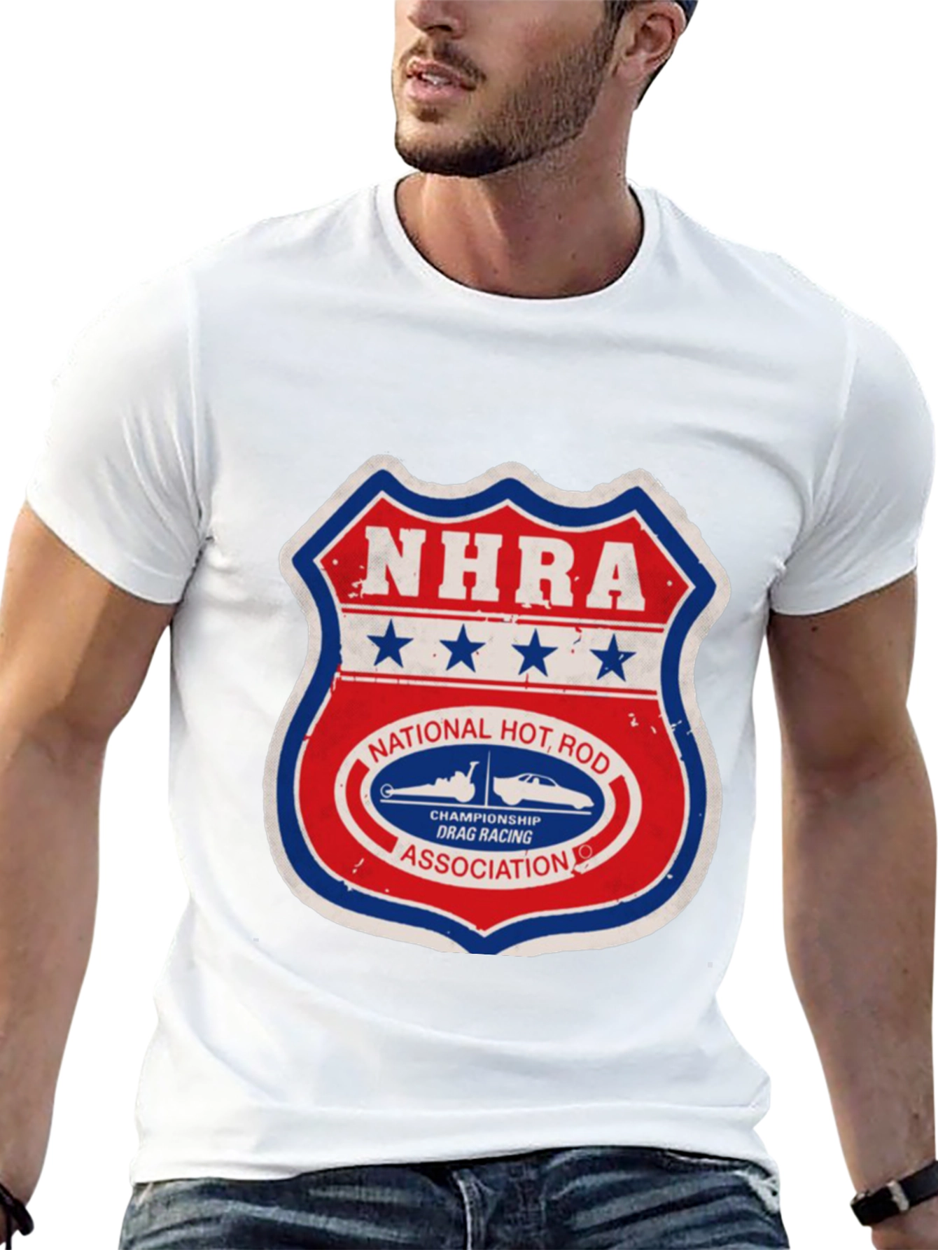 NHRA Hot Rod Drag Racing Graphic T-Shirt