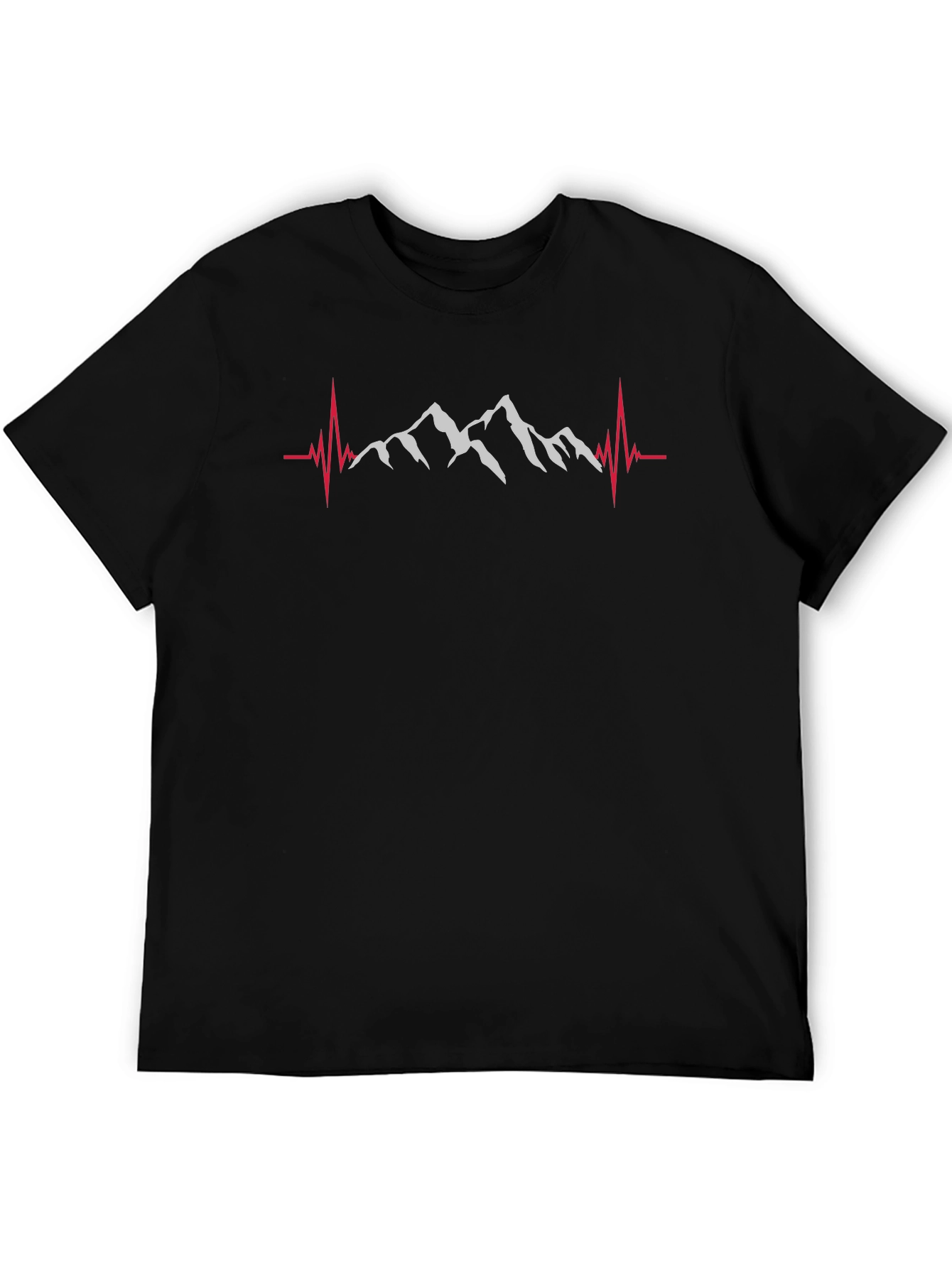 Mountain Heartbeat Graphic Tee - Adventure Awaits