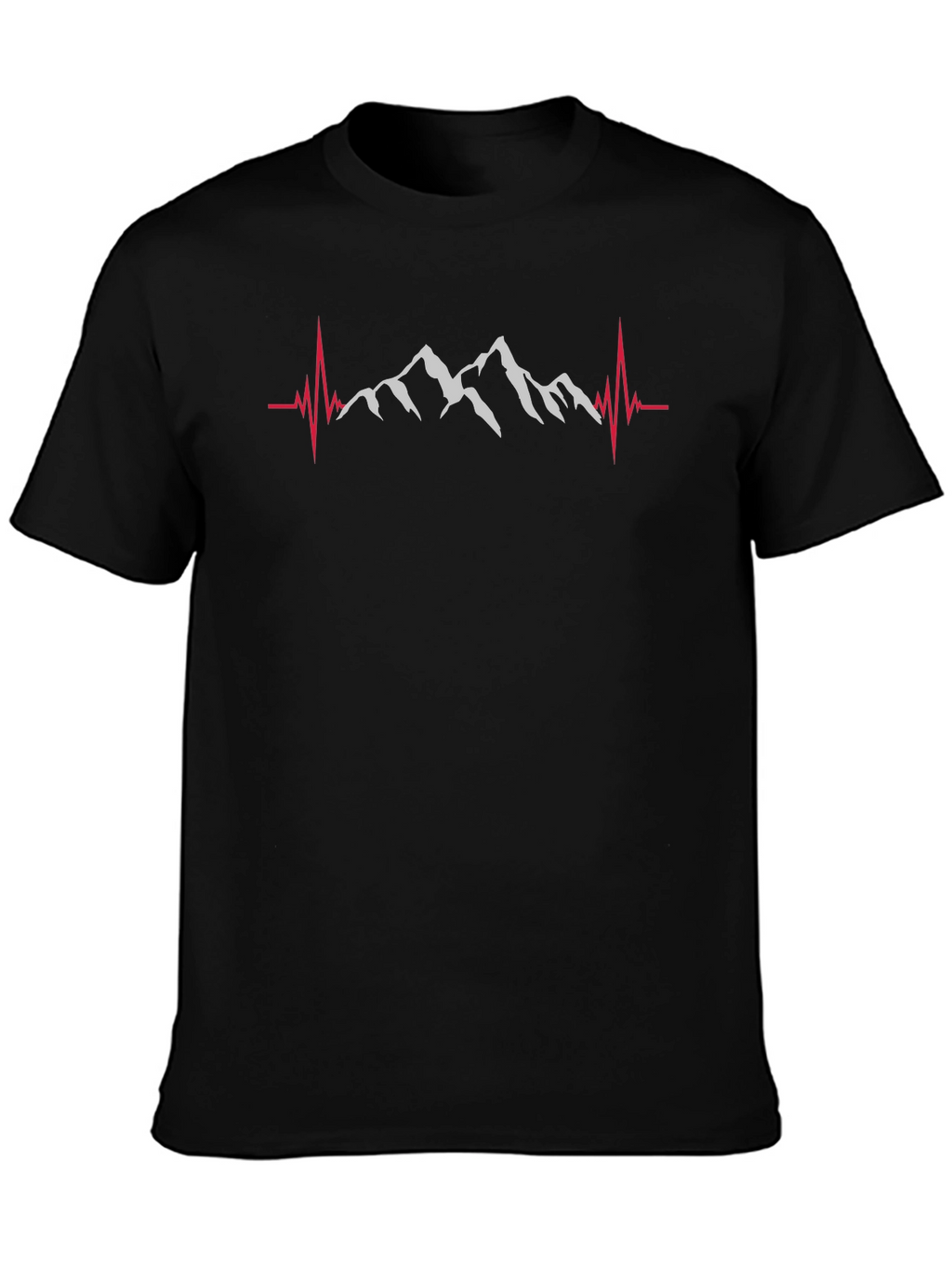 Mountain Heartbeat Graphic Tee - Adventure Awaits
