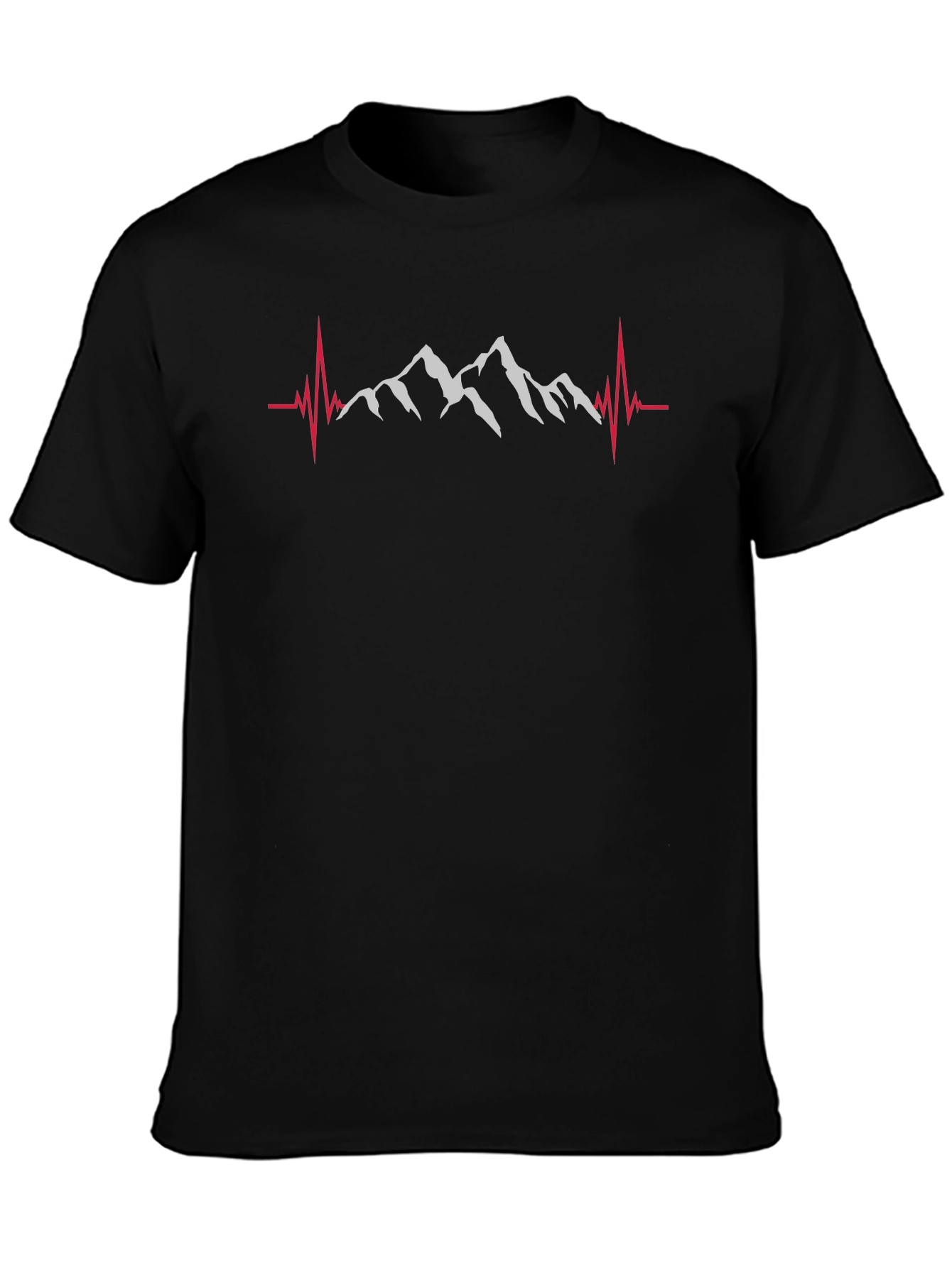 Mountain Heartbeat Graphic Tee - Adventure Awaits